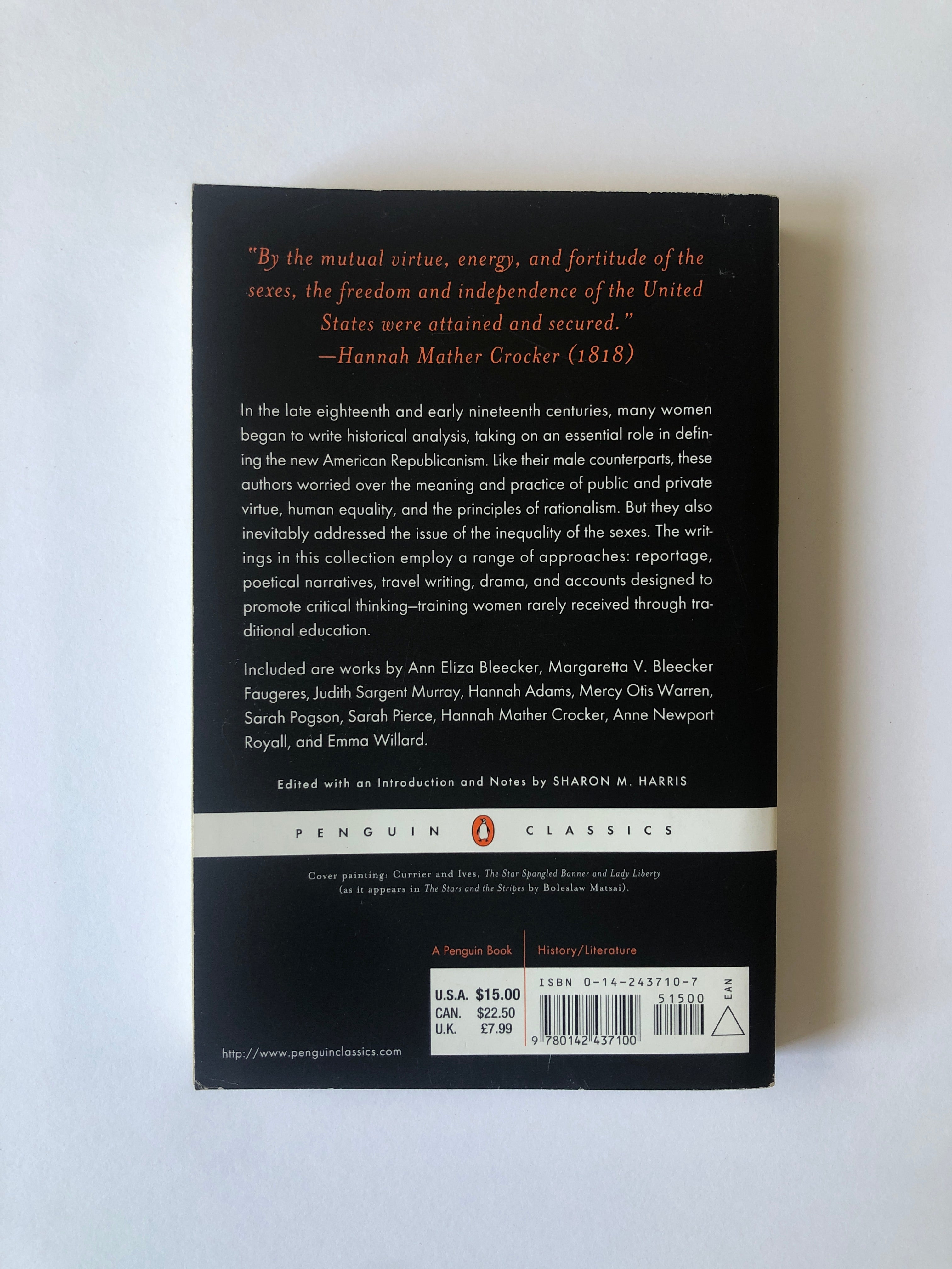 Penguin Classics - Women's Early American Historical Narratives