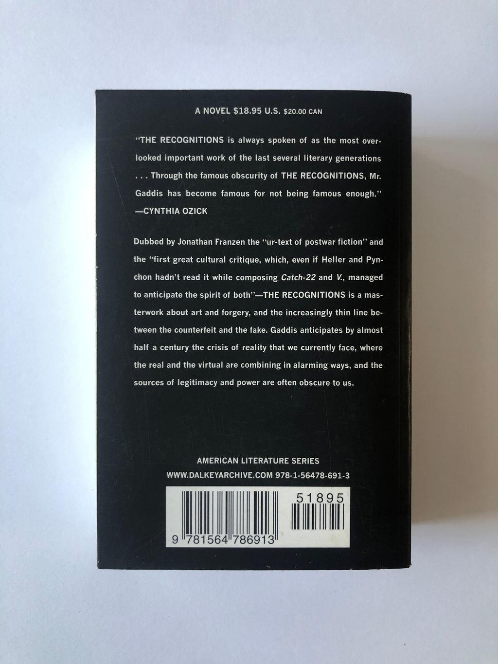 The Recognitions by William Gaddis - Dalkey Archive