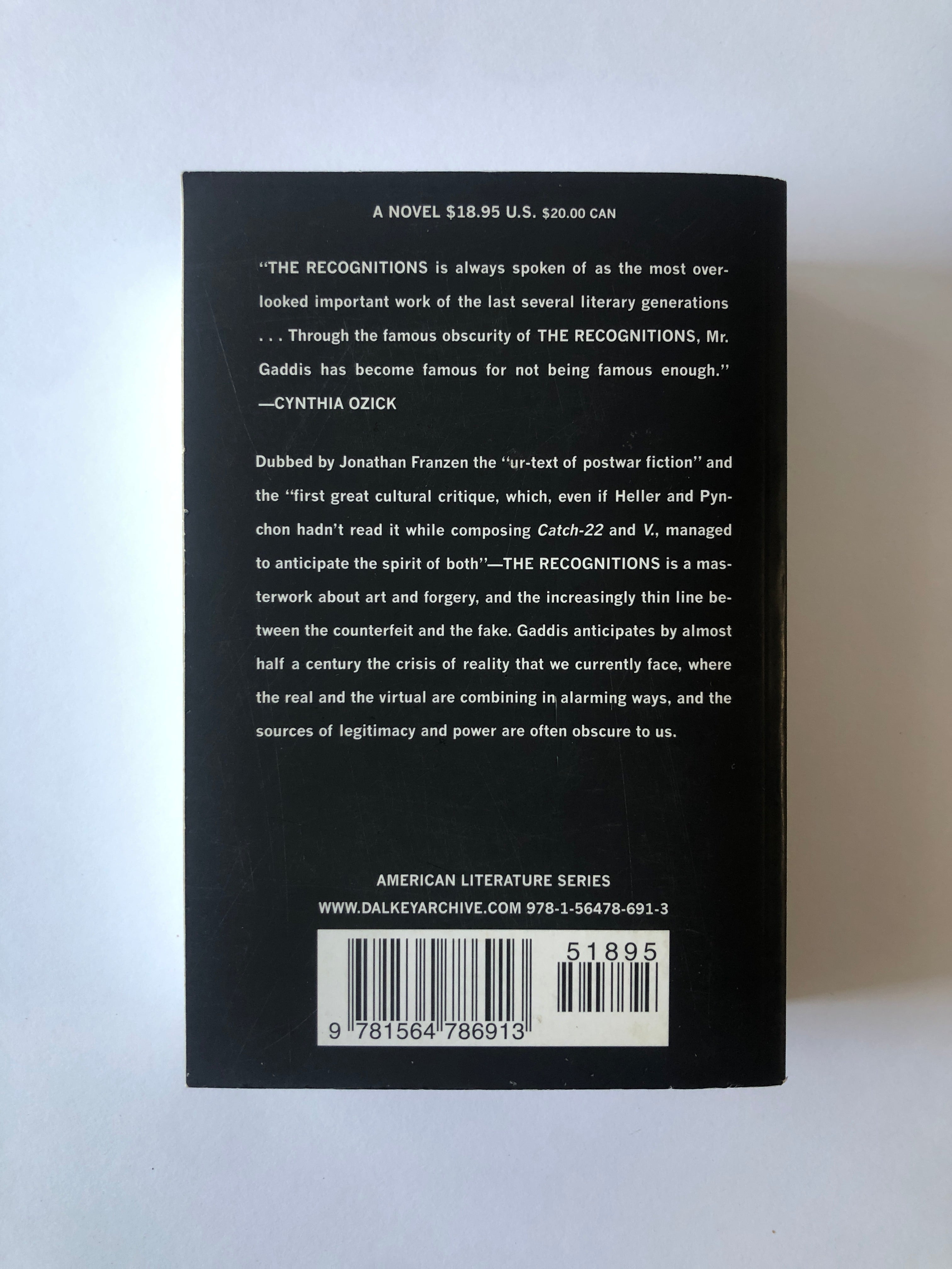 The Recognitions by William Gaddis - Dalkey Archive