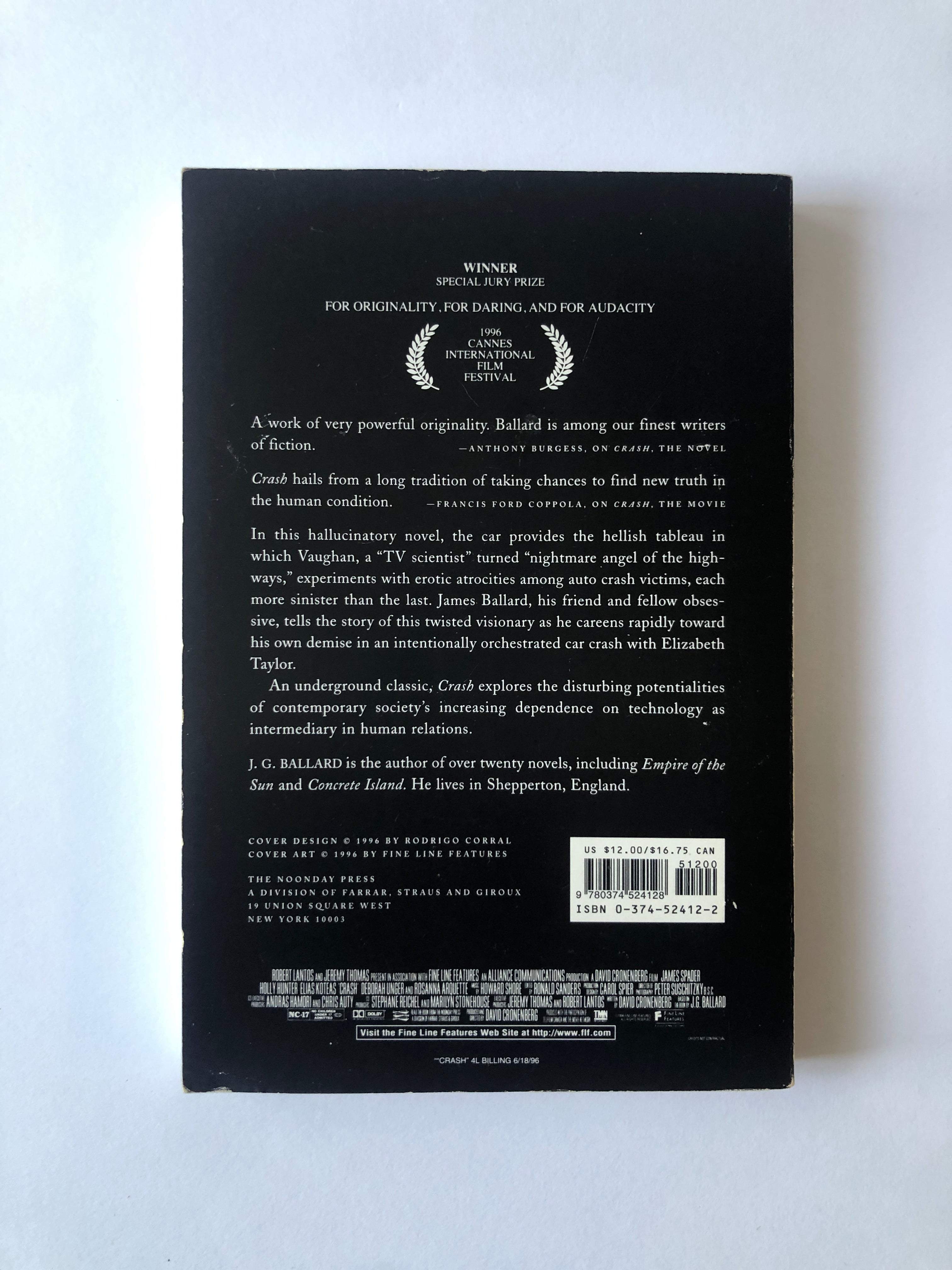 Crash by J.G. Ballard
