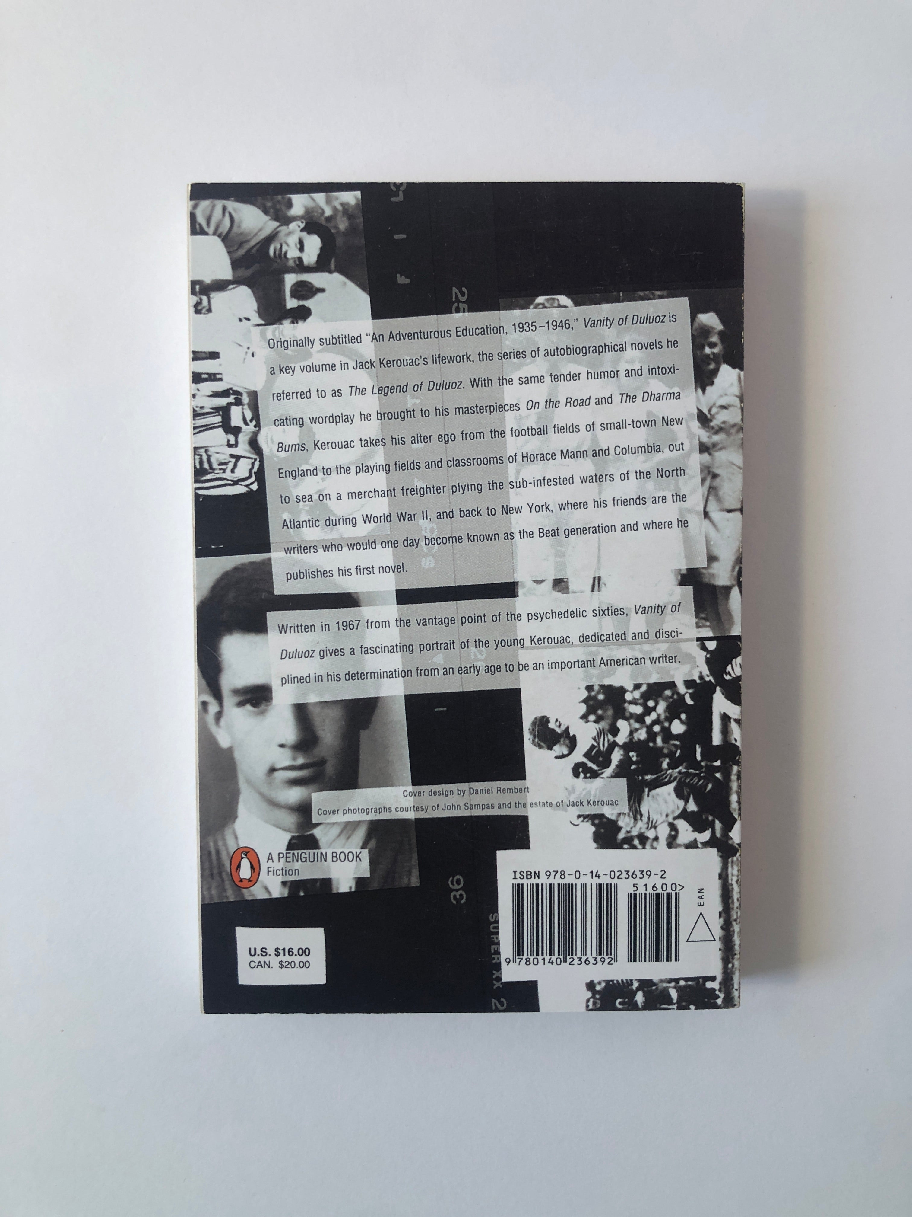 Vanity of Duluoz by Jack Kerouac