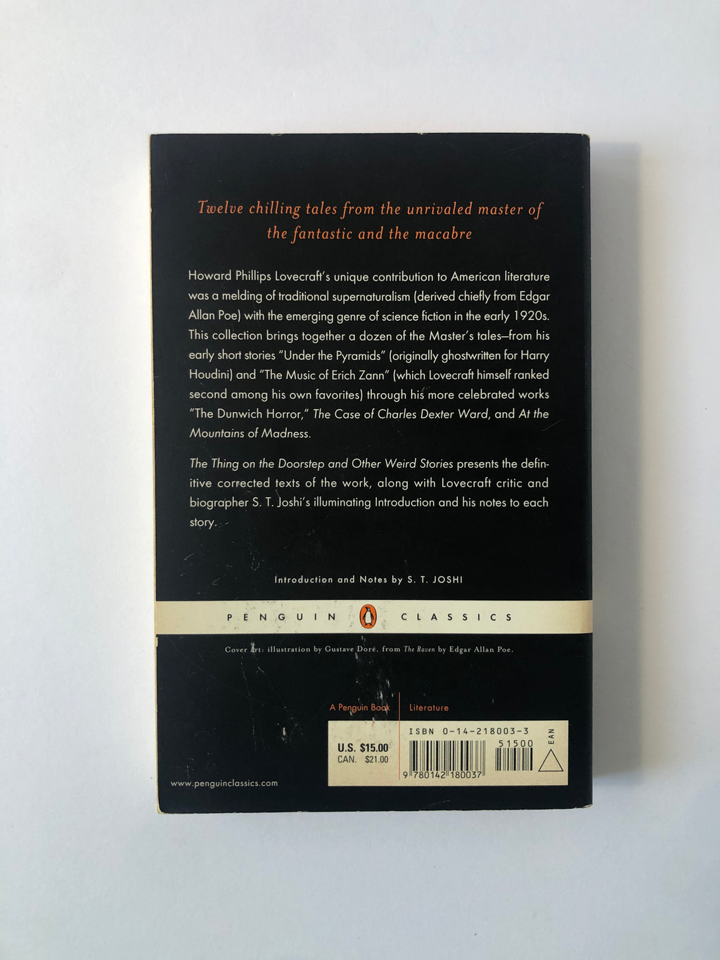 The Thing on the Doorstep and Other Weird Stories by H.P. Lovecraft