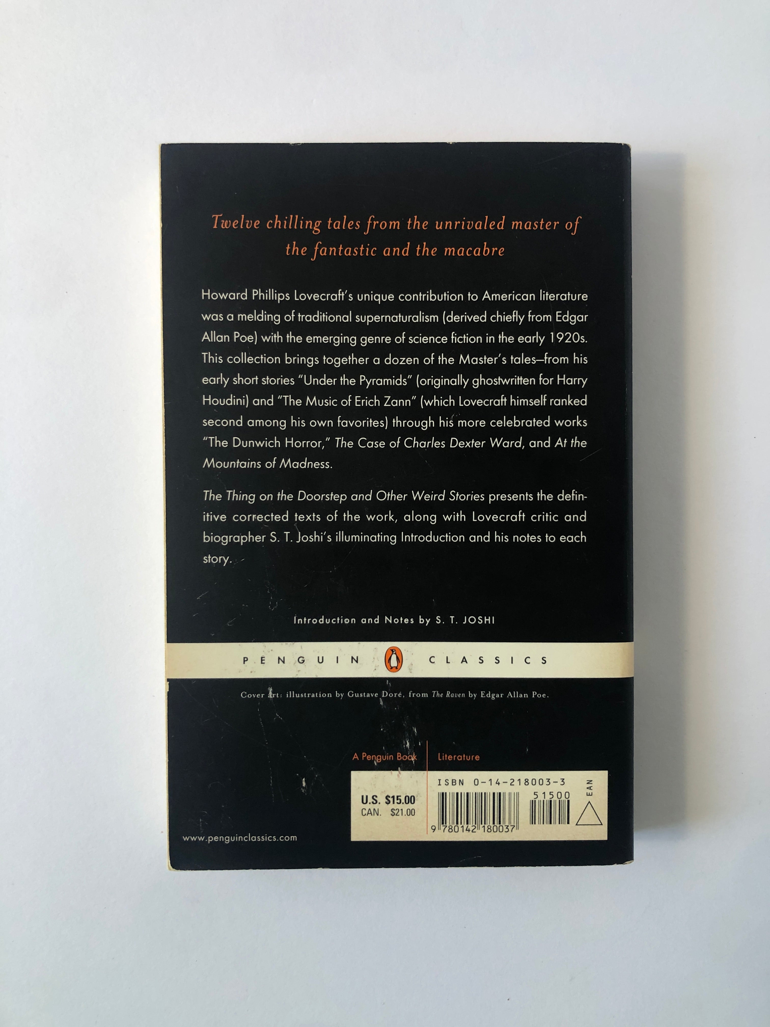 The Thing on the Doorstep and Other Weird Stories by H.P. Lovecraft