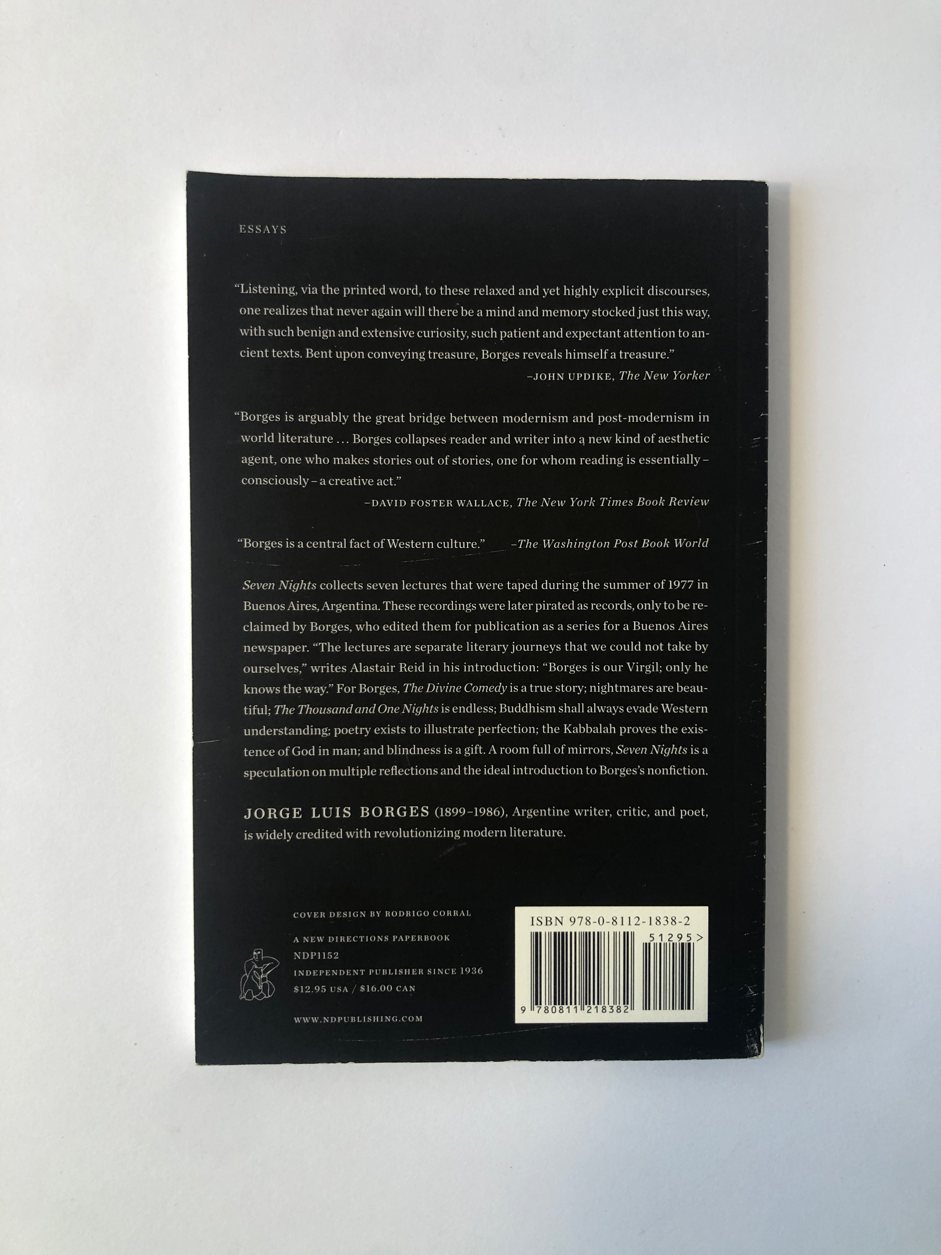 Seven Nights by Jorge Luis Borges