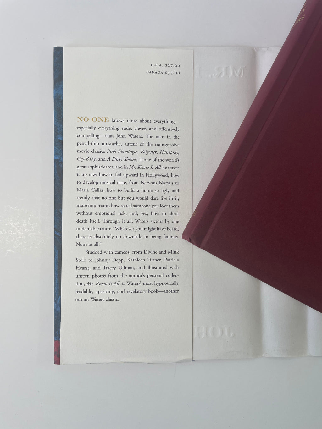 Mr. Know-It-All by John Waters