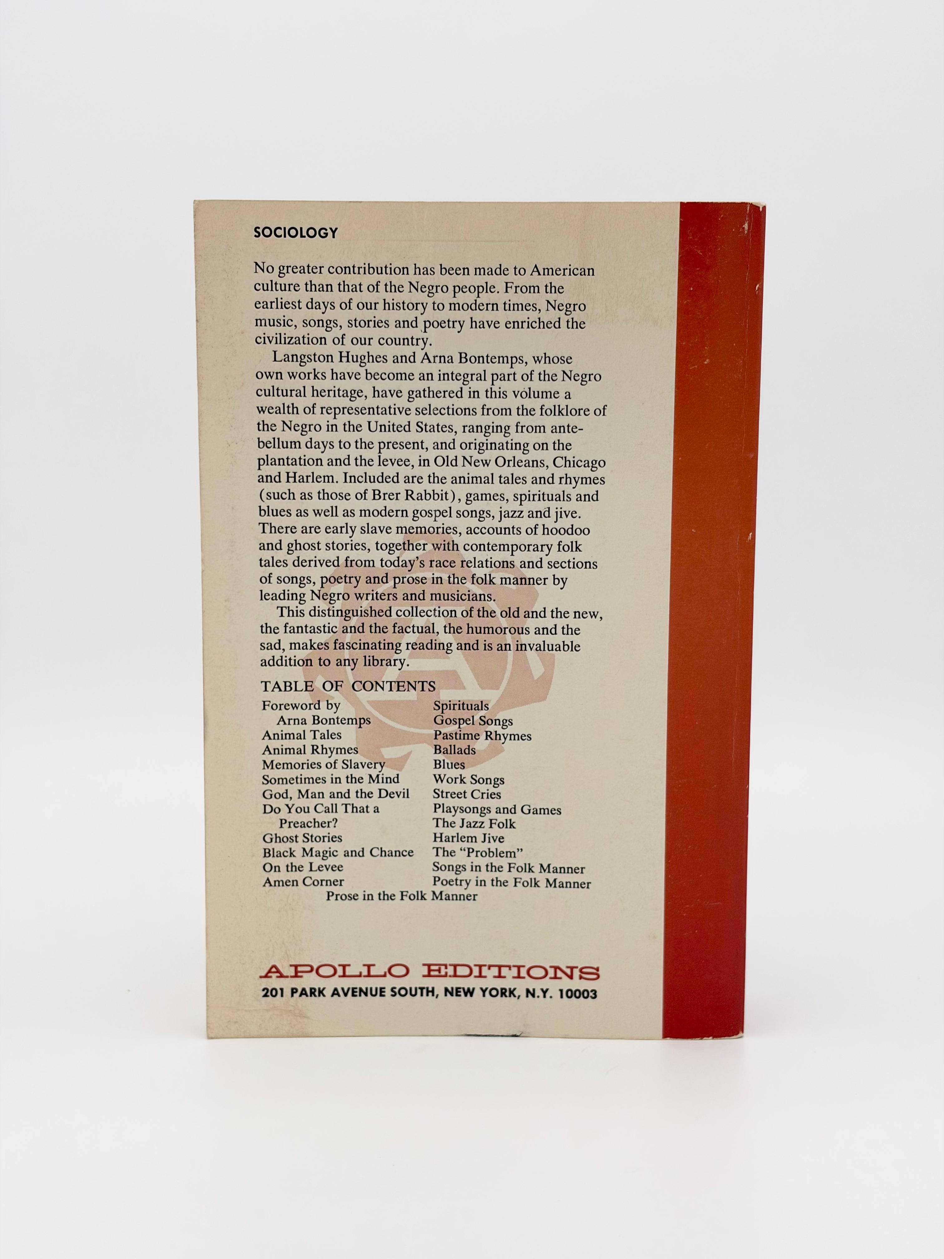 Book of Negro Folklore edited by Langston Hughes & Arna Bontemps