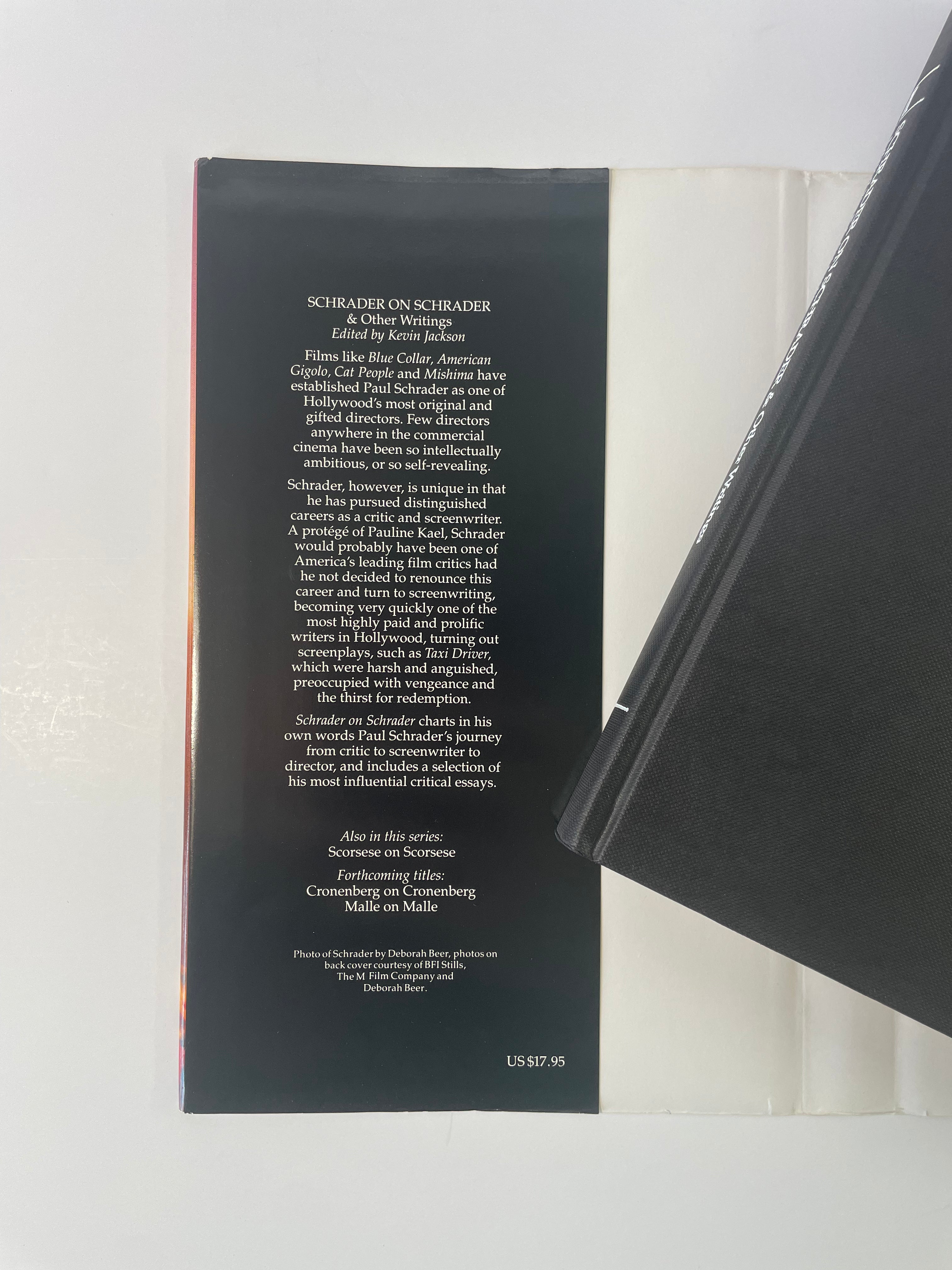 Schrader on Schrader & Other Writings edited by Kevin Jackson