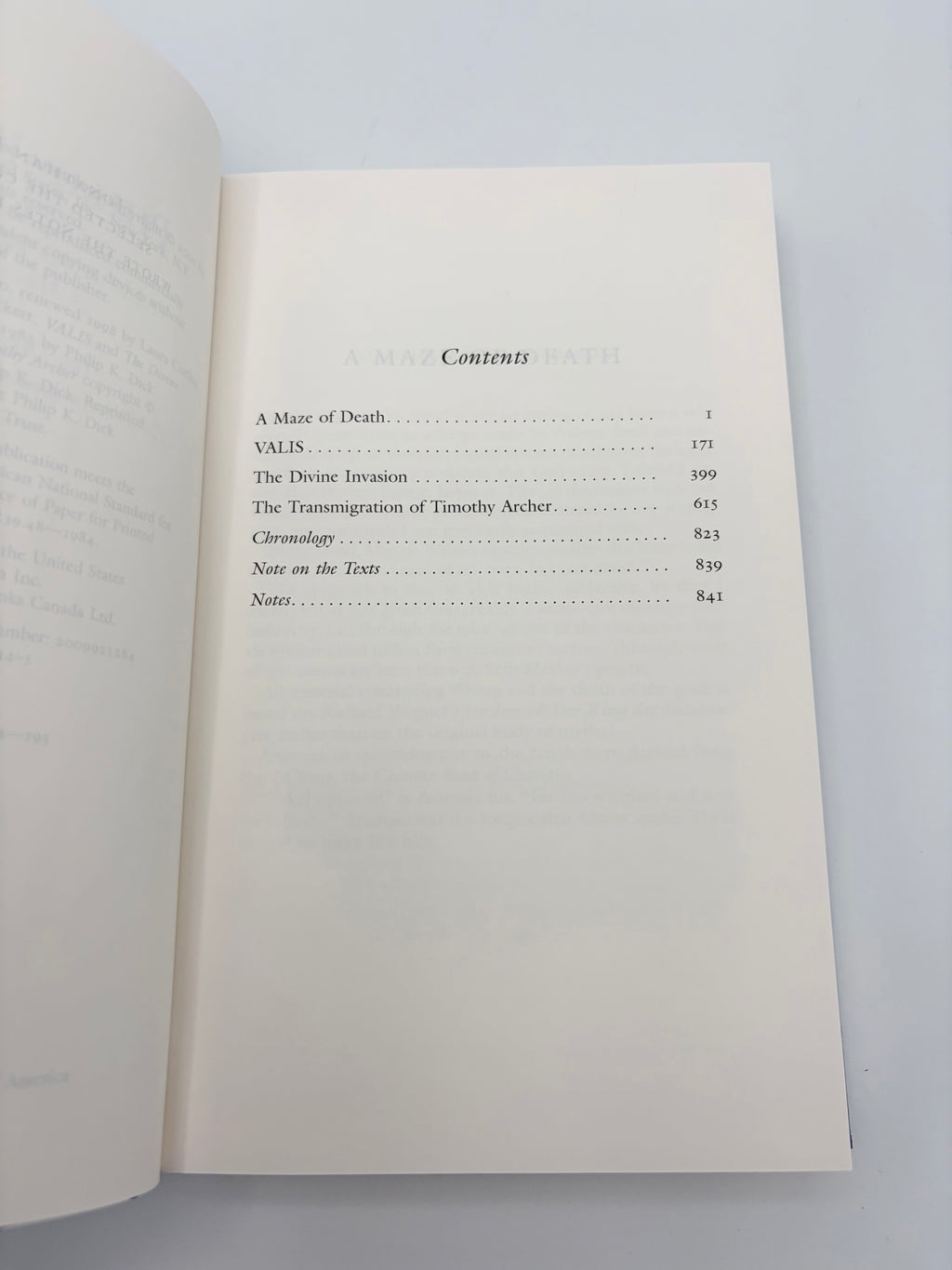Philip K. Dick - Library of America: Four Novels of the 1960s, Five Novels of the 1960s & 70s, and Valis & Later Novels