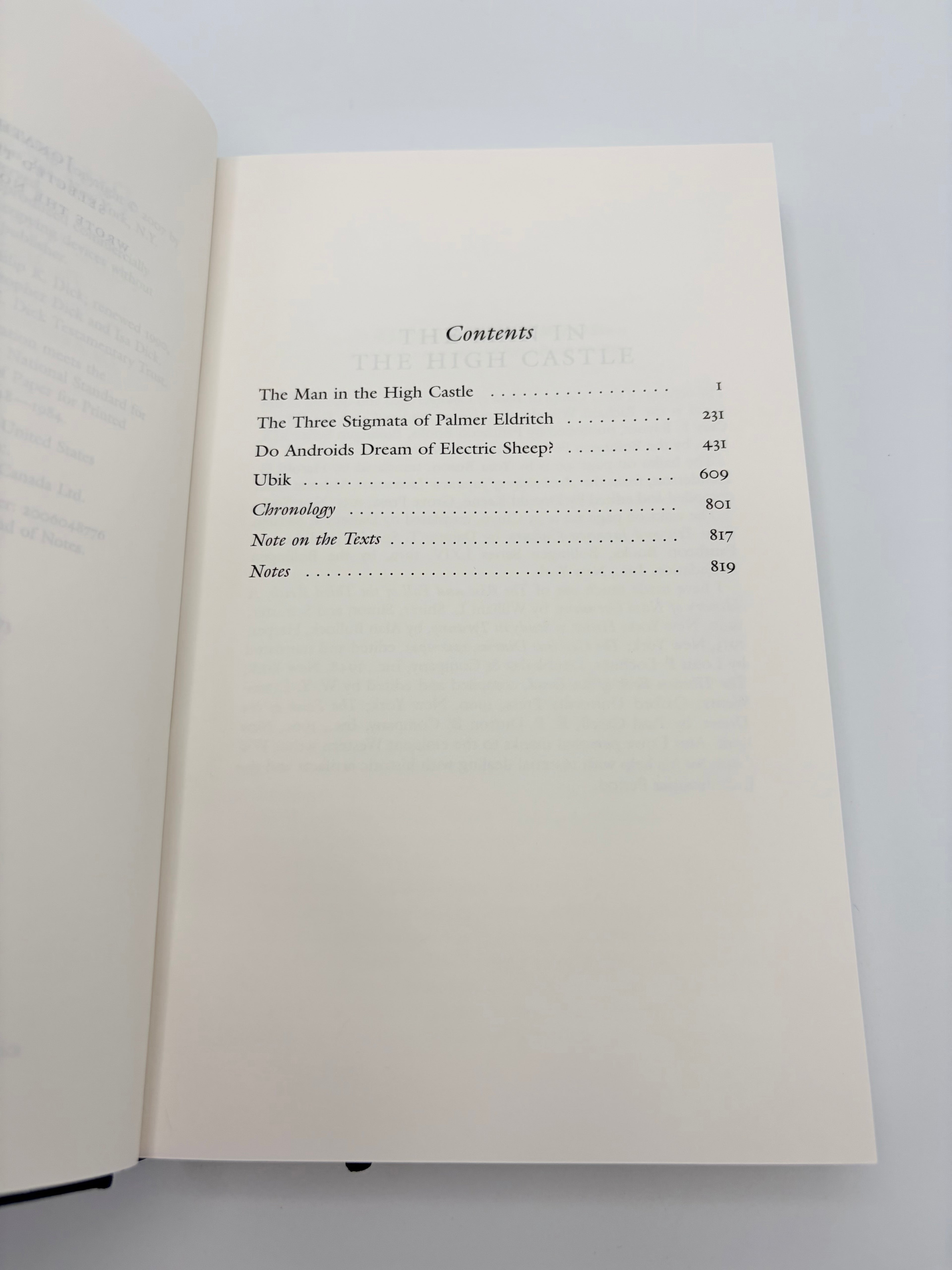 Philip K. Dick - Library of America: Four Novels of the 1960s, Five Novels of the 1960s & 70s, and Valis & Later Novels