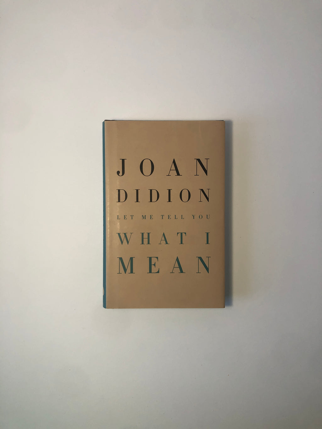Let Me Tell You What I Mean by Joan Didion