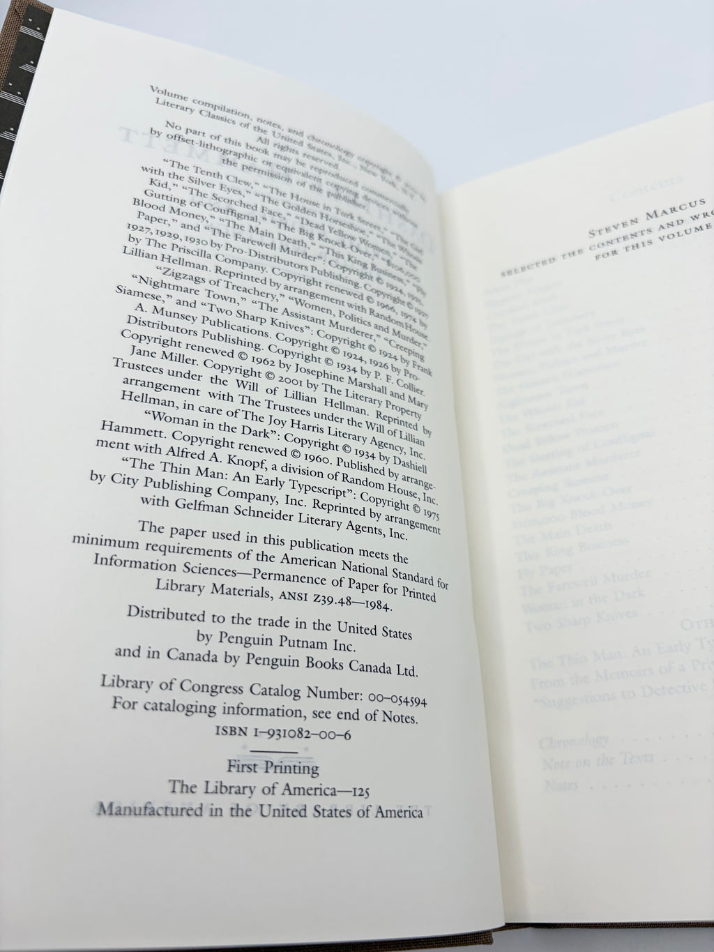 Dashiell Hammett - Library of America: Complete Novels & Crime Stories and Other Writings