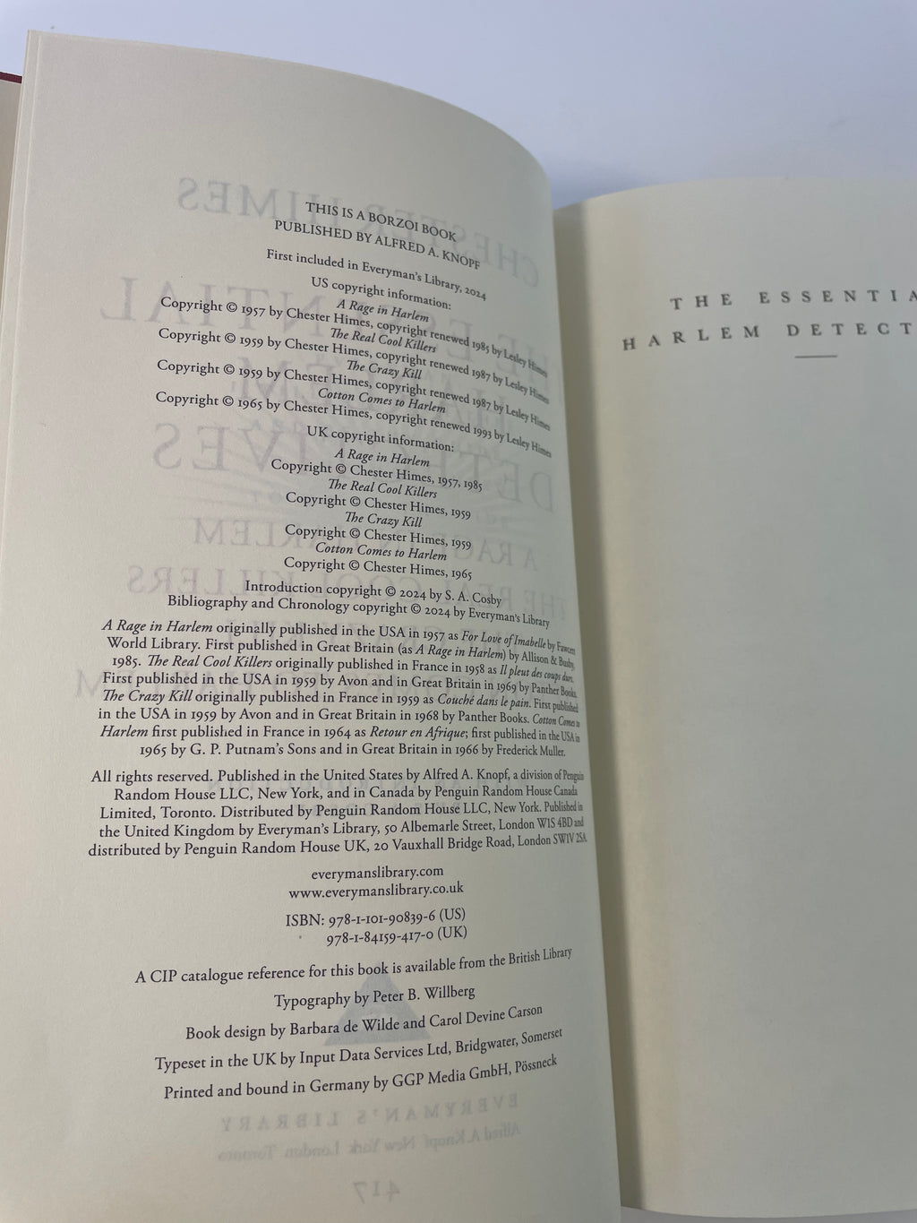 The Essential Harlem Detectives by Chester Himes