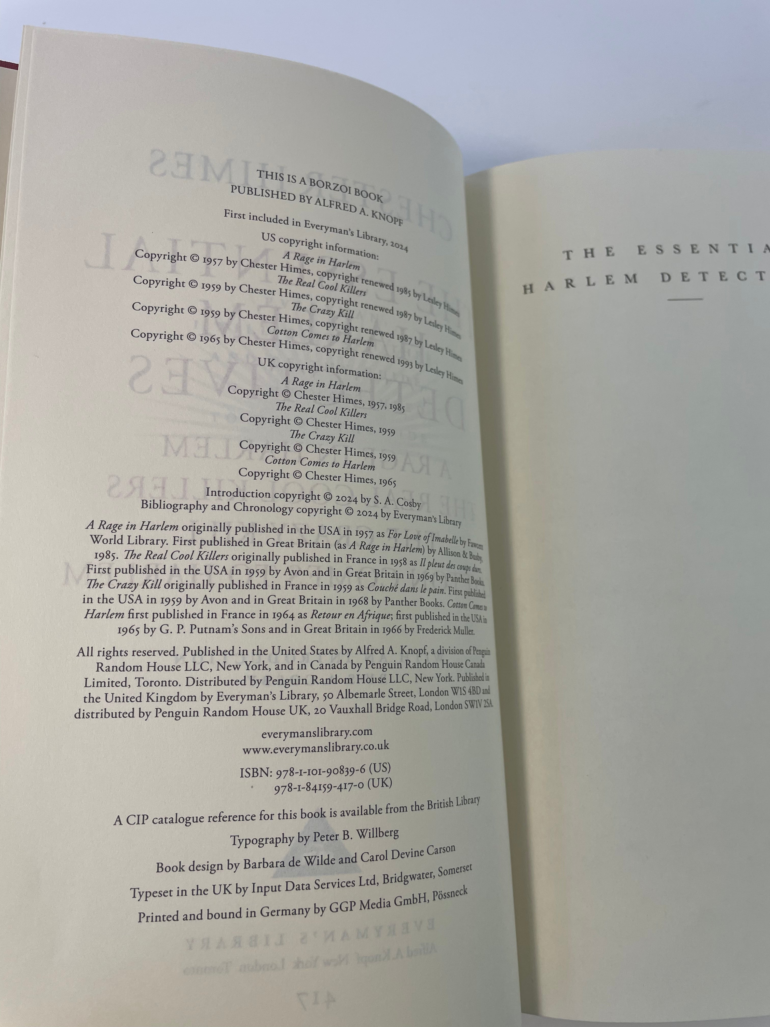 The Essential Harlem Detectives by Chester Himes