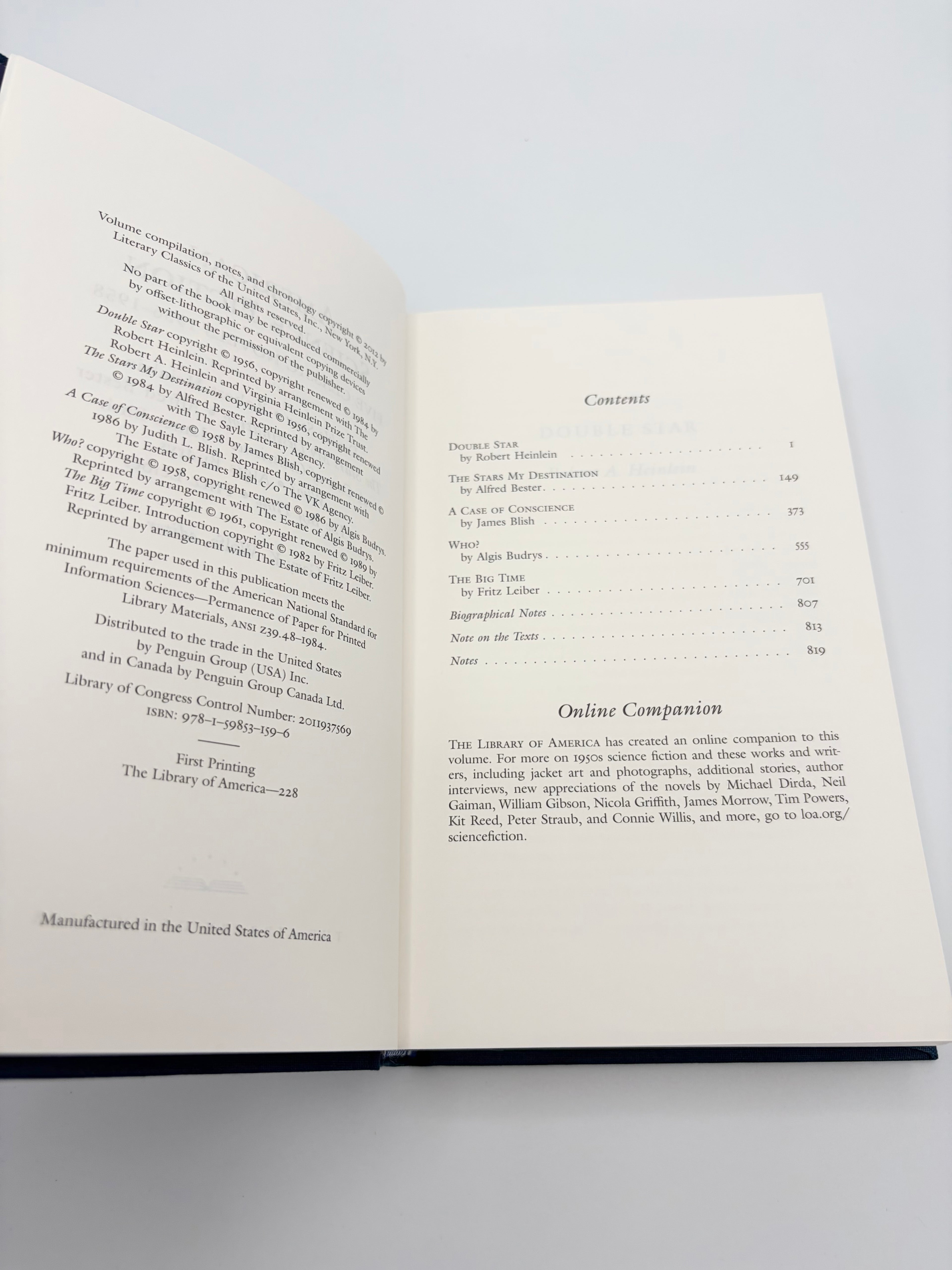American Science Fiction - Library of America: Four Classic Novels 1953-1956 and Five Classic Novels 1956-1958