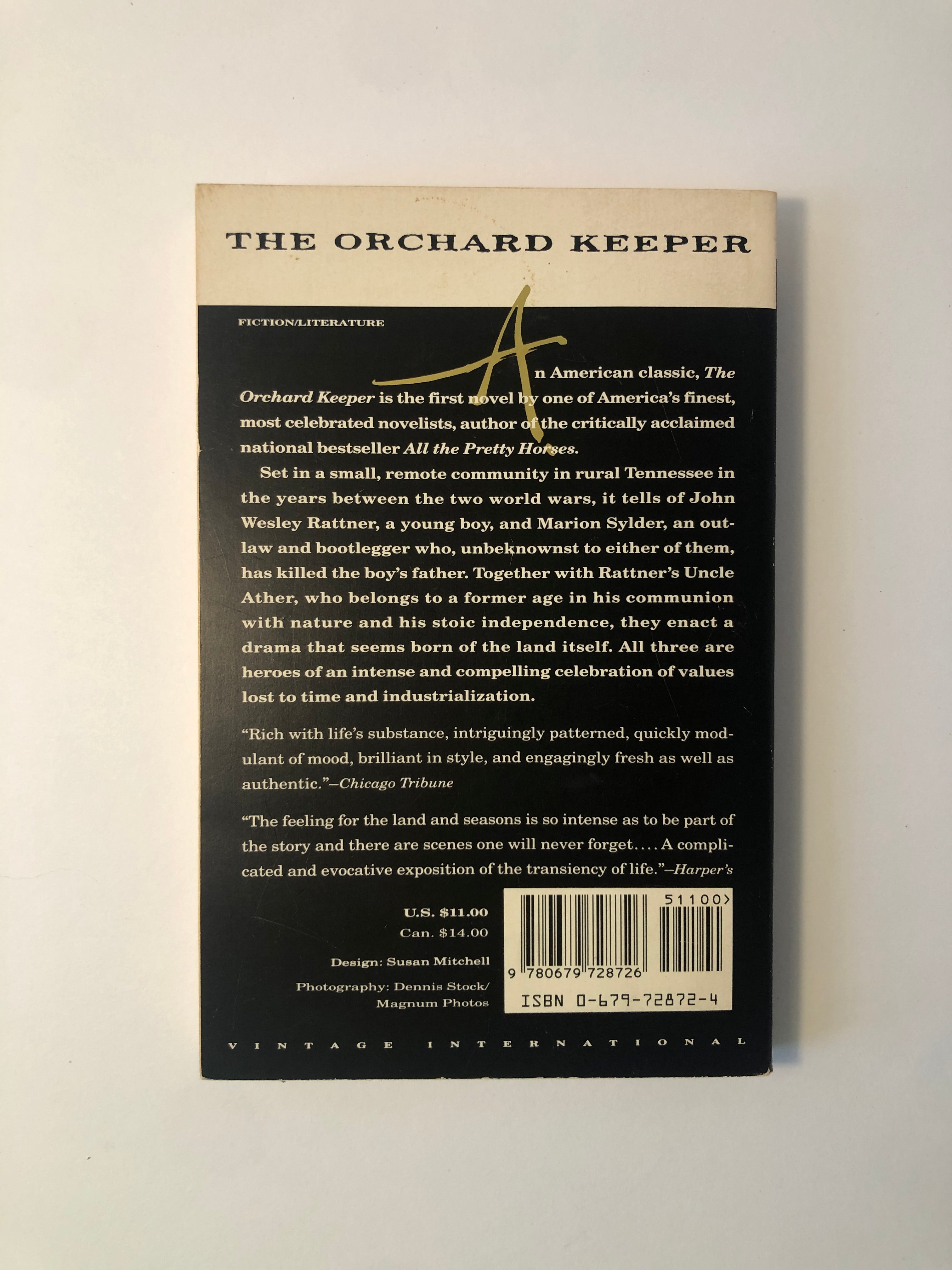 The Orchard Keeper by Cormac McCarthy