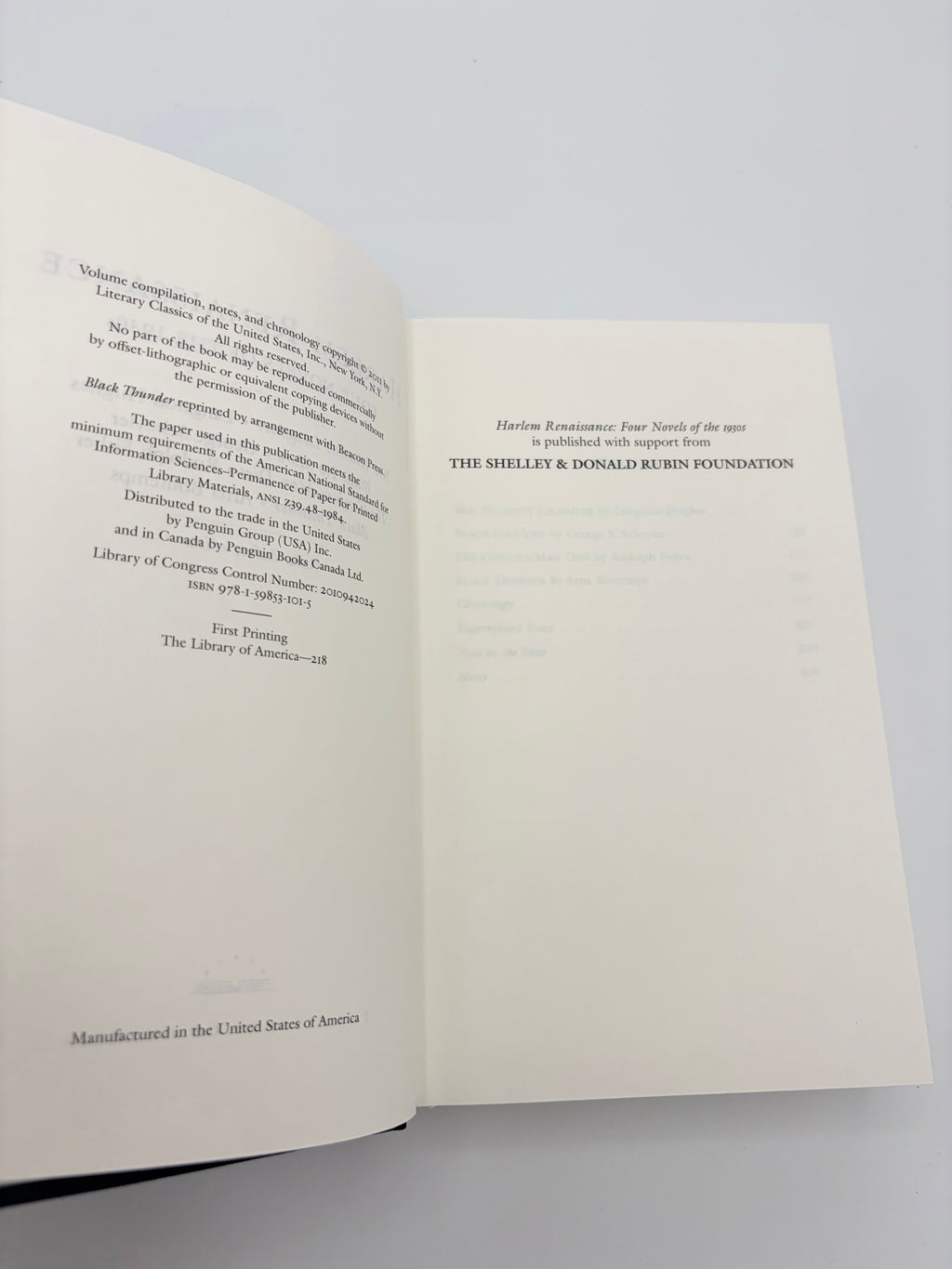 Harlem Renaissance - Library of America: Five Novels of the 1920s and Four Novels of the 1930s