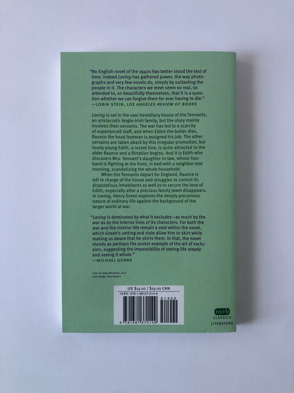 Loving by Henry Green - NYRB Classics