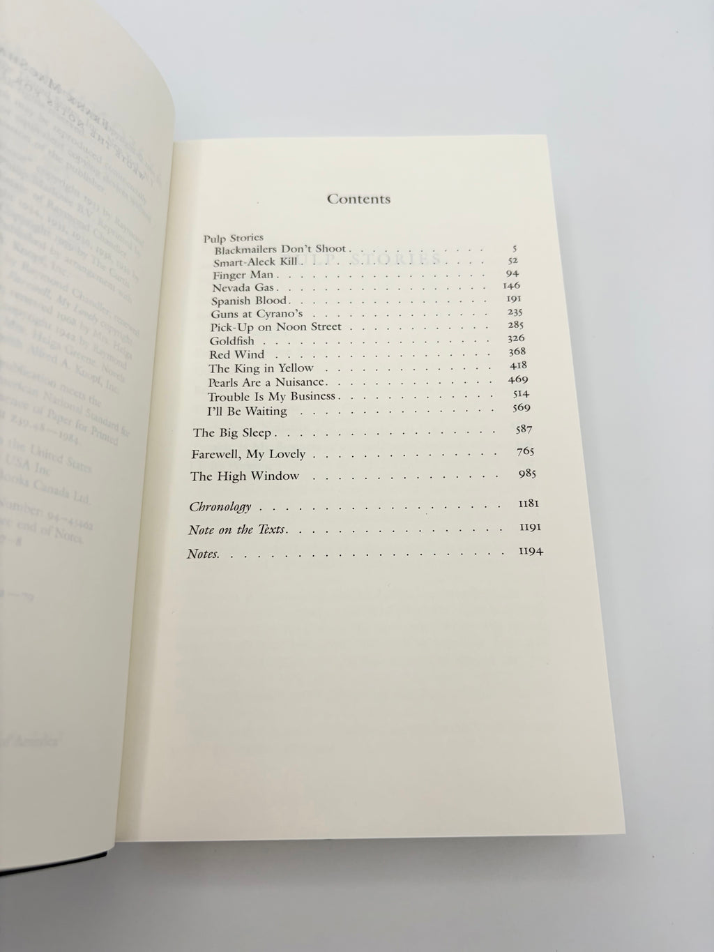 Raymond Chandler - Library of America: Stories and Early Novels & Later Novels and Other Writings