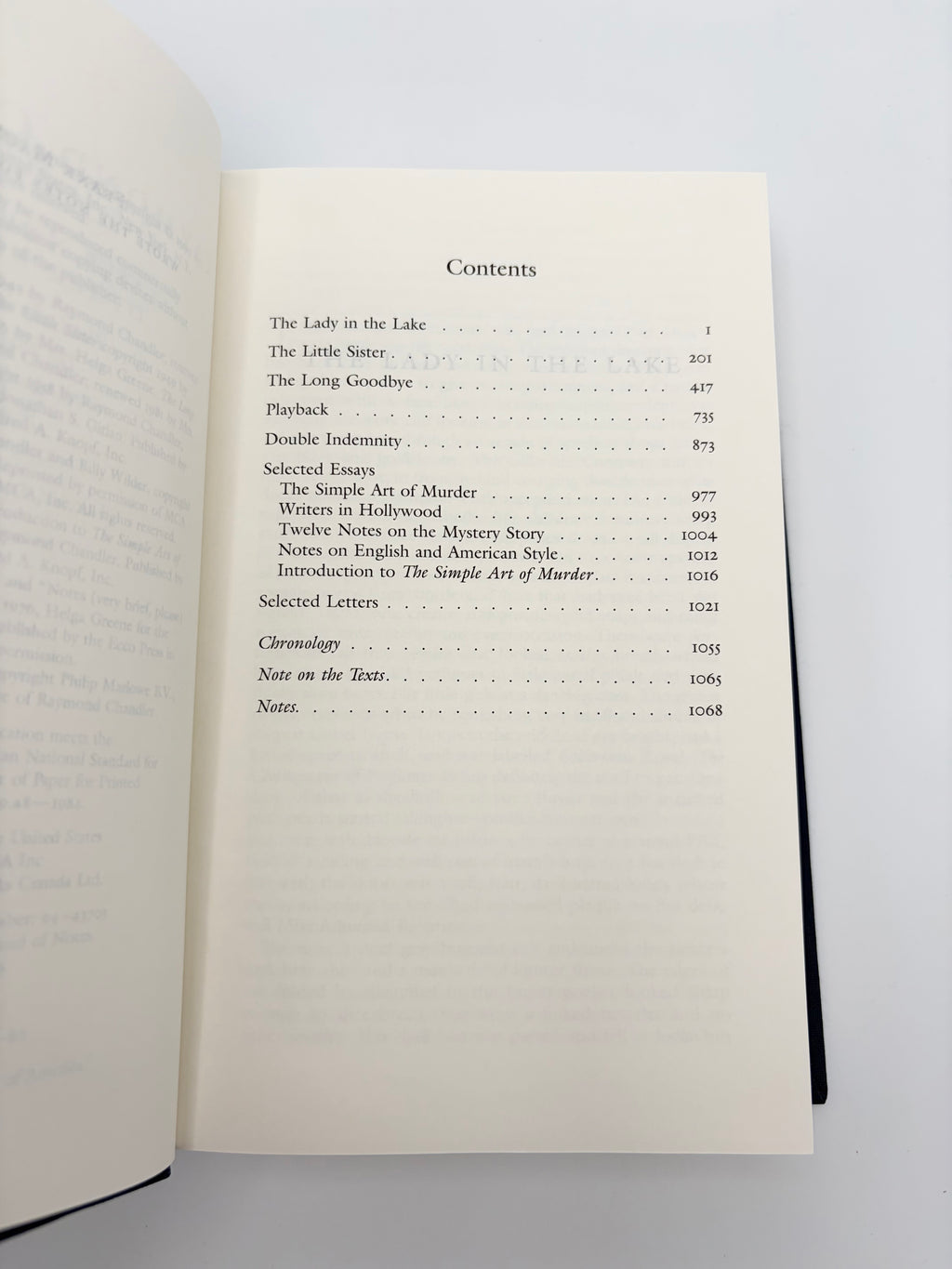 Raymond Chandler - Library of America: Stories and Early Novels & Later Novels and Other Writings