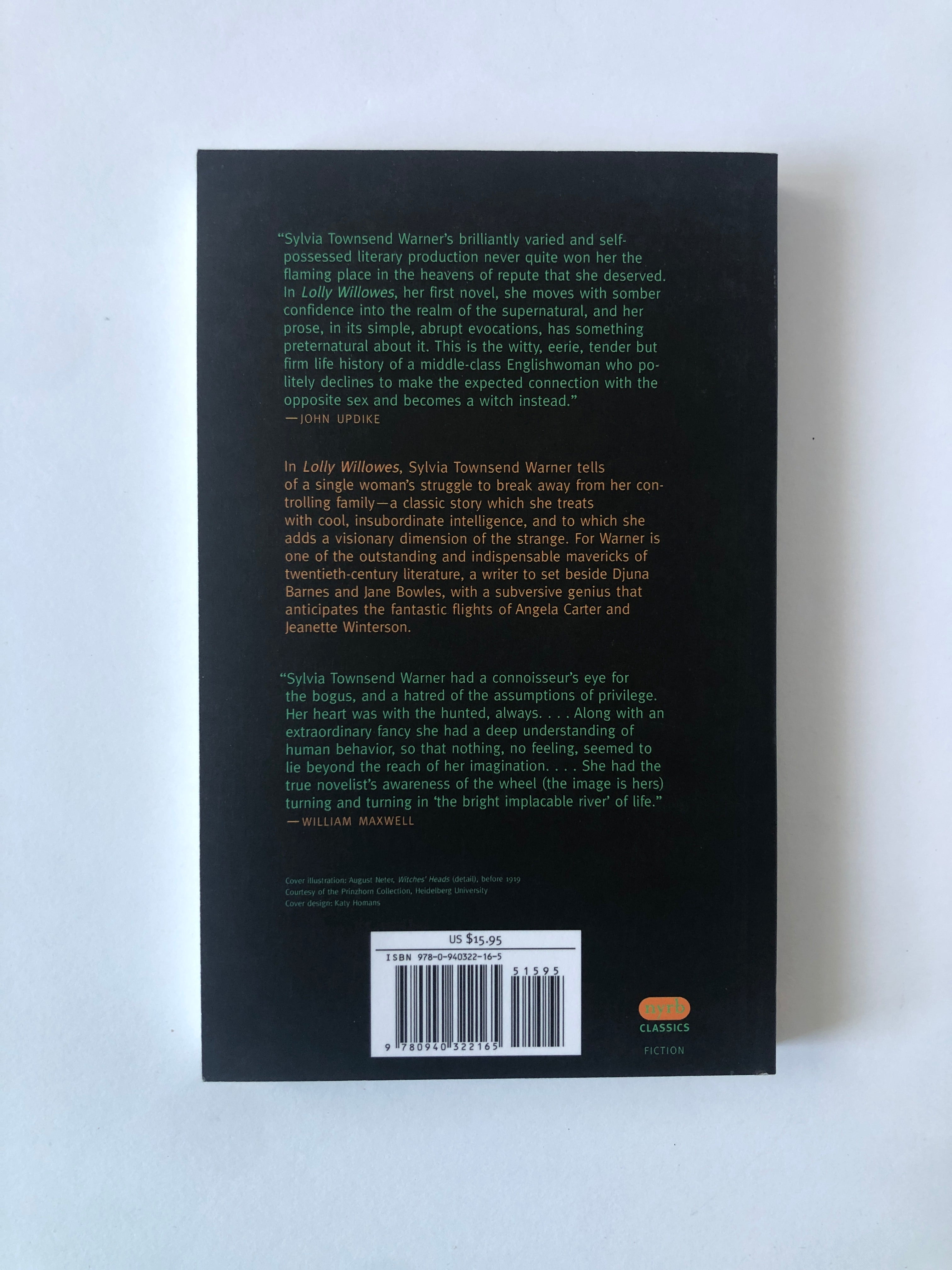 Lolly Willowes by Sylvia Townsend Warner - NYRB Classics