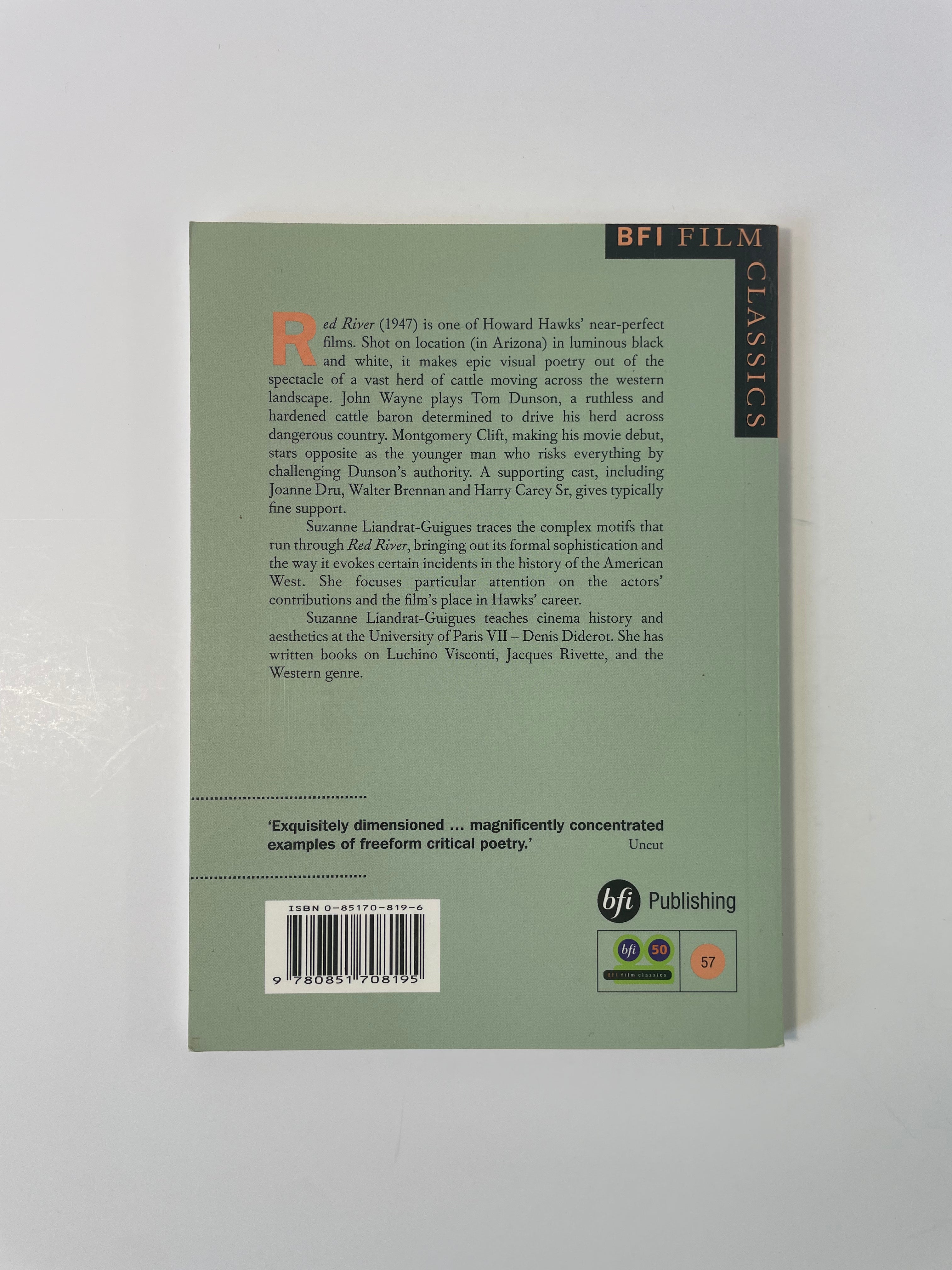 Red River by Suzanne Liandrat-Guigues - BFI Film Classics