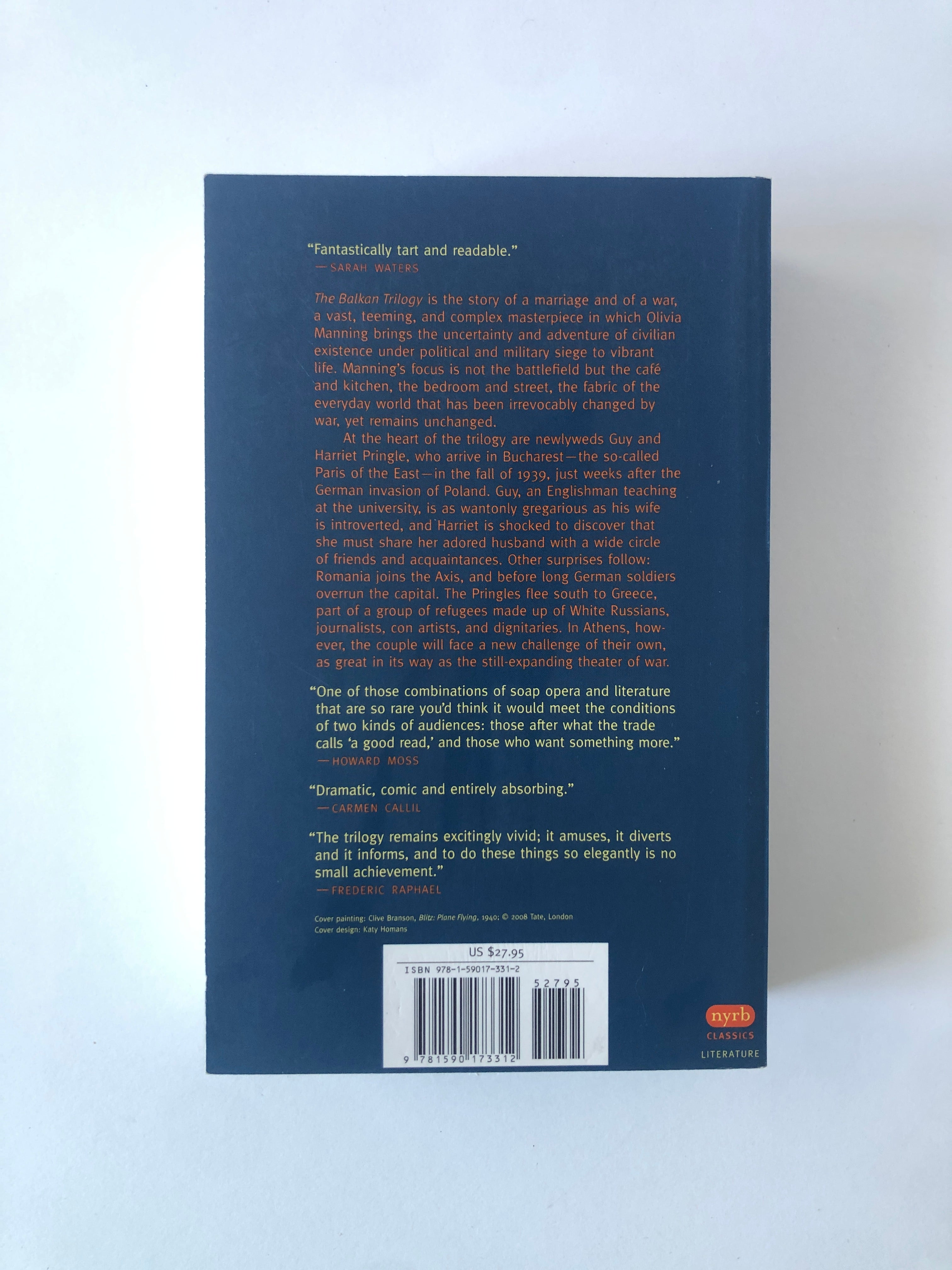 Fortunes of War: The Balkan Trilogy by Olivia Manning - NYRB Classics