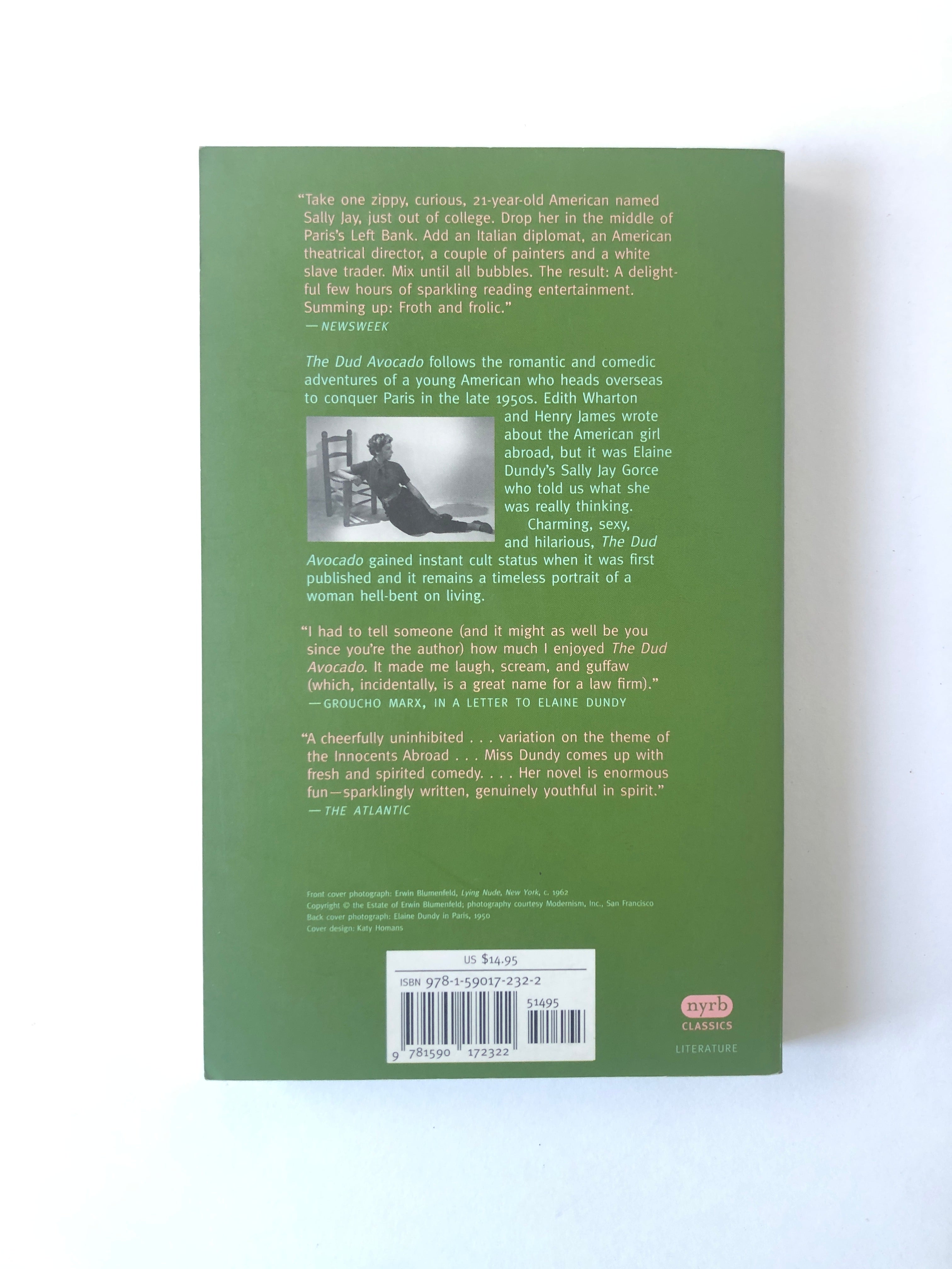 The Dud Avocado by Elaine Dundy - NYRB Classics