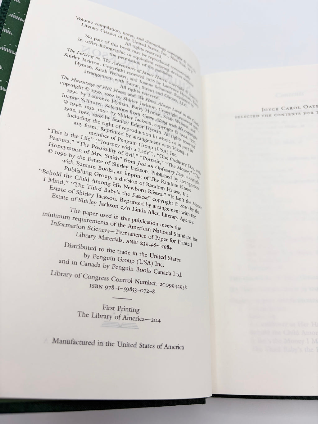 Library of America - Shirley Jackson: Novels and Stories
