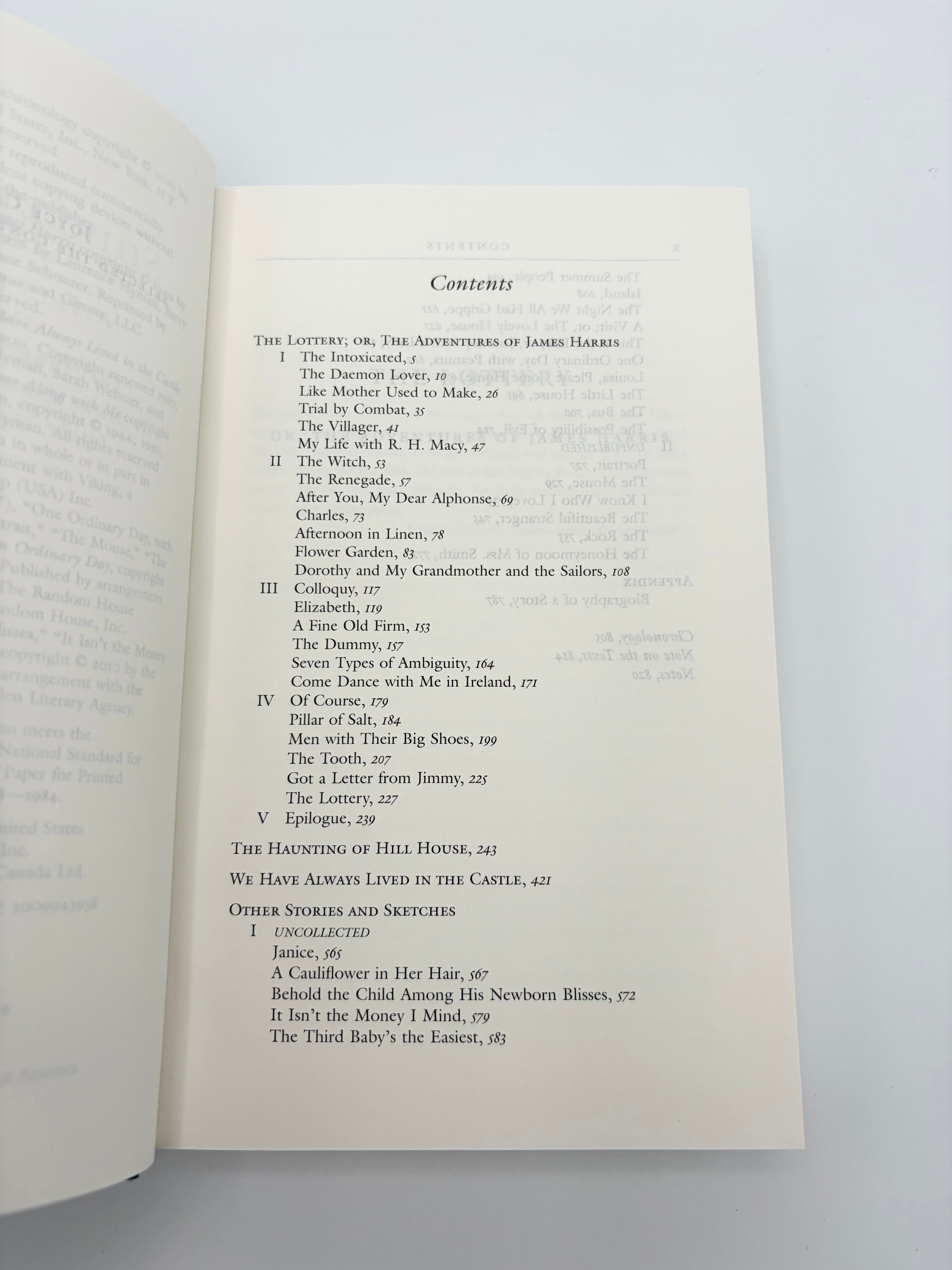 Library of America - Shirley Jackson: Novels and Stories