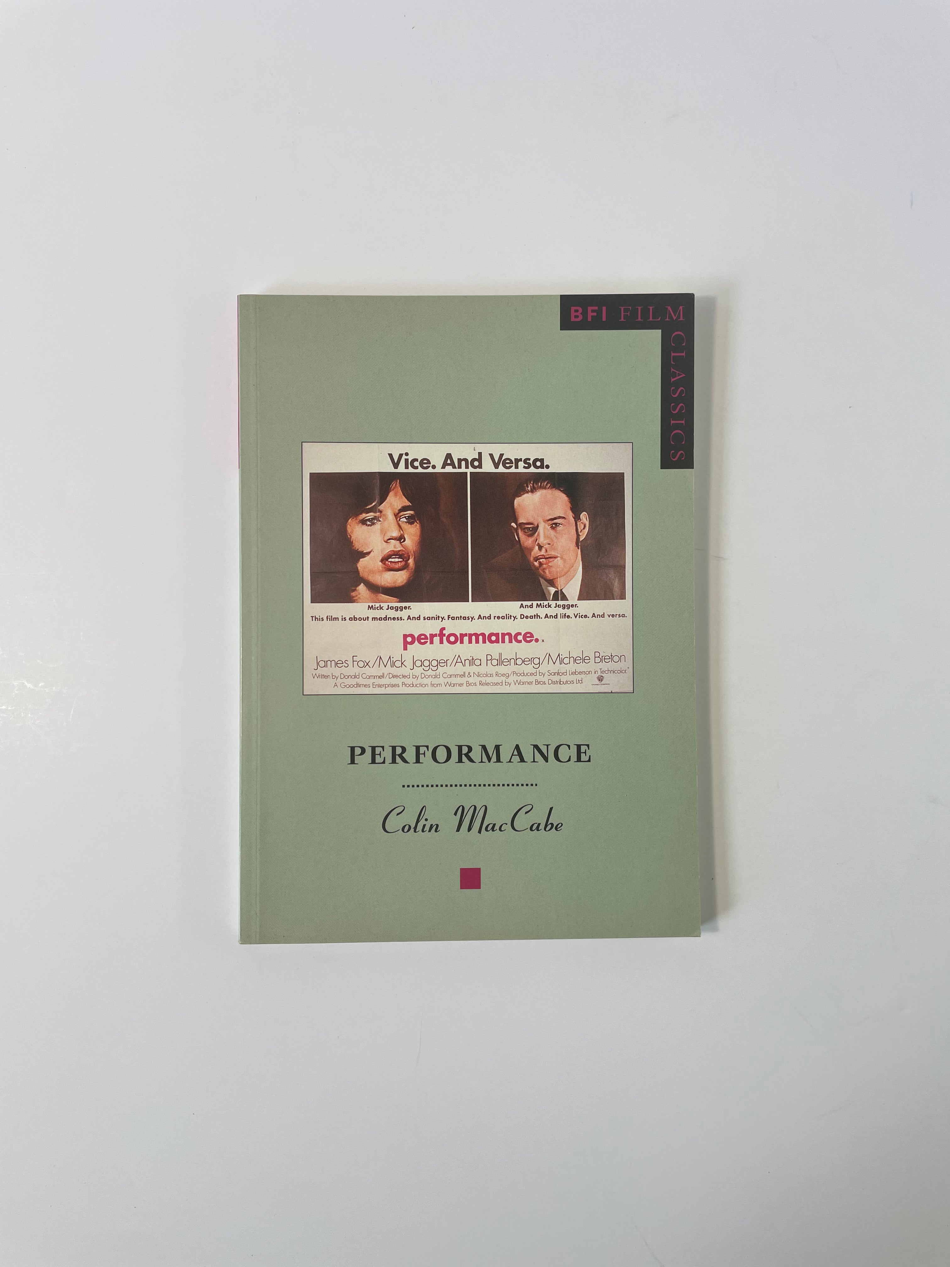 Performance by Colin MacCabe - BFI Film Classics