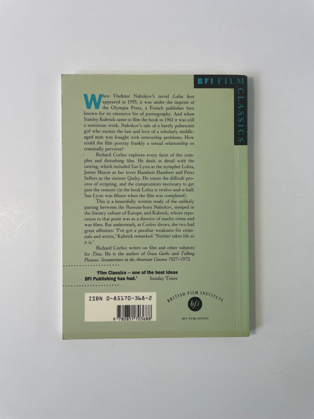 Lolita by Richard Corliss - BFI Film Classics