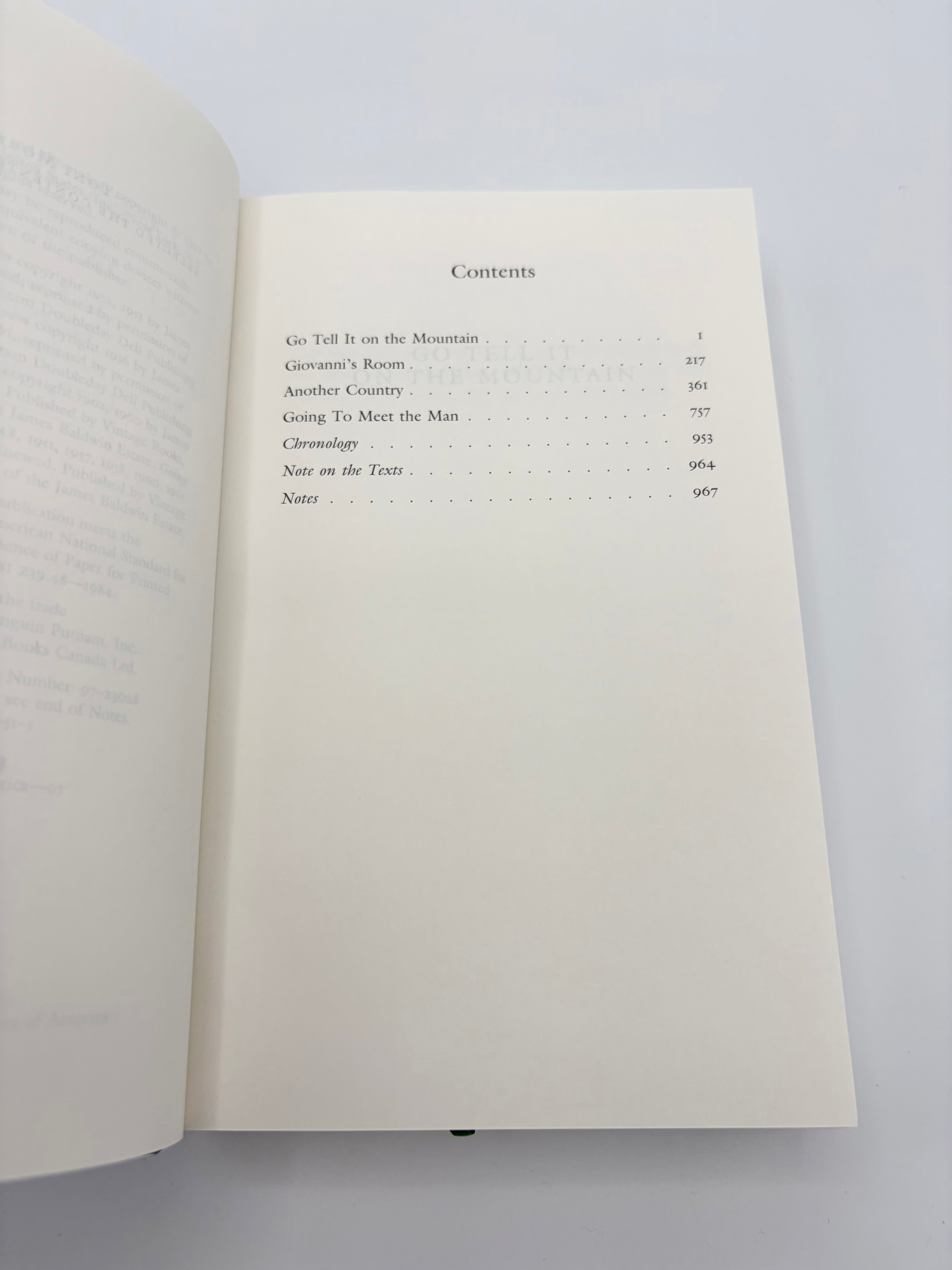 Library of America - James Baldwin: Early Novels and Stories