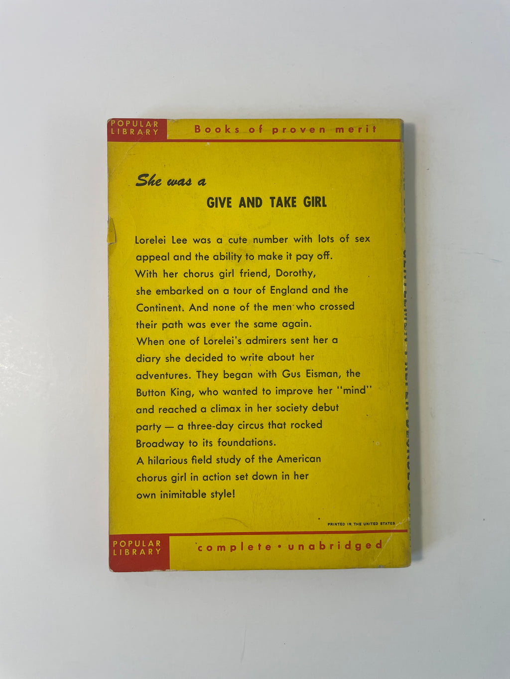 Gentlemen Prefer Blondes by Anita Loos