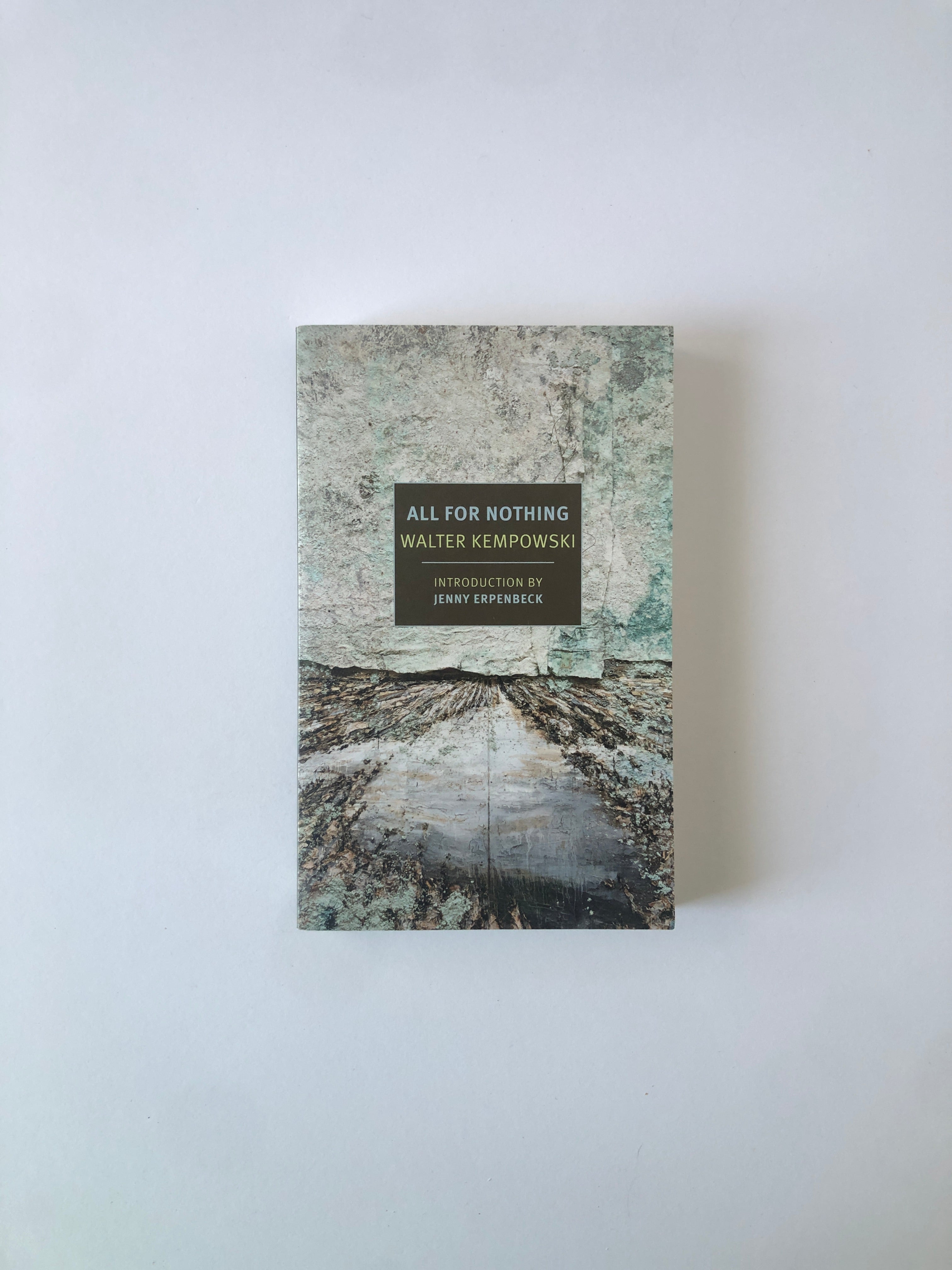 All for Nothing by Walter Kempowski - NYRB Classics