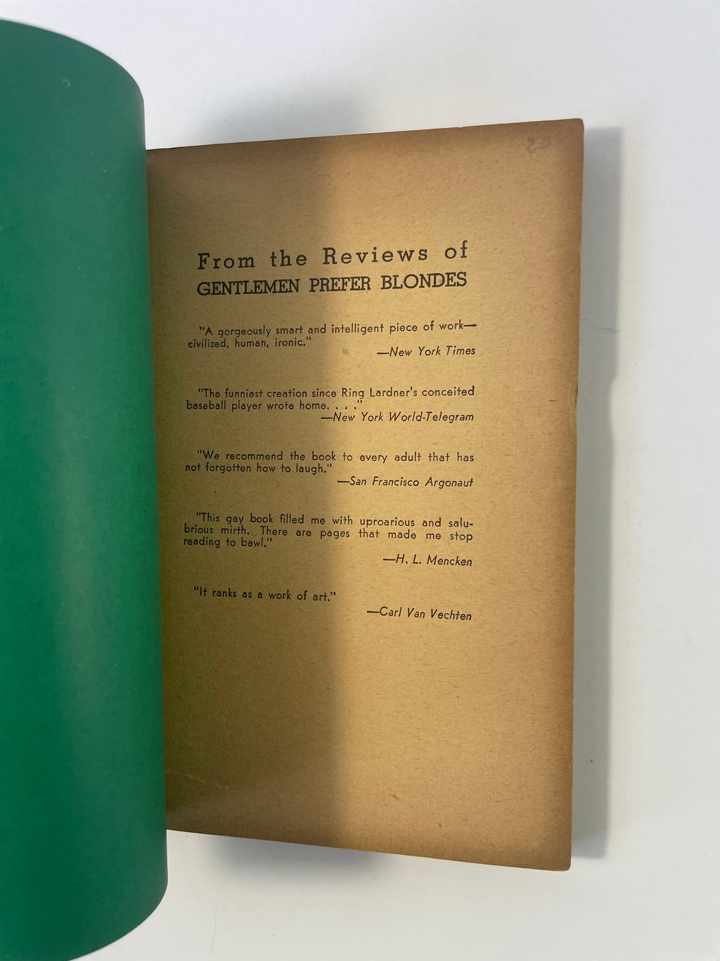 Gentlemen Prefer Blondes by Anita Loos