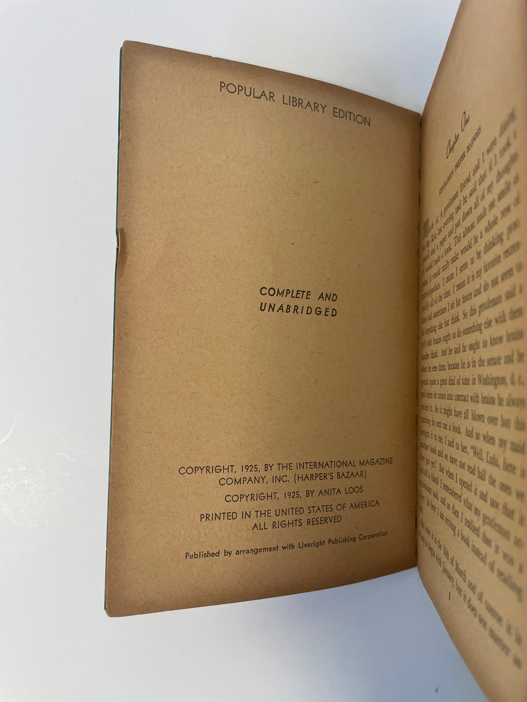 Gentlemen Prefer Blondes by Anita Loos