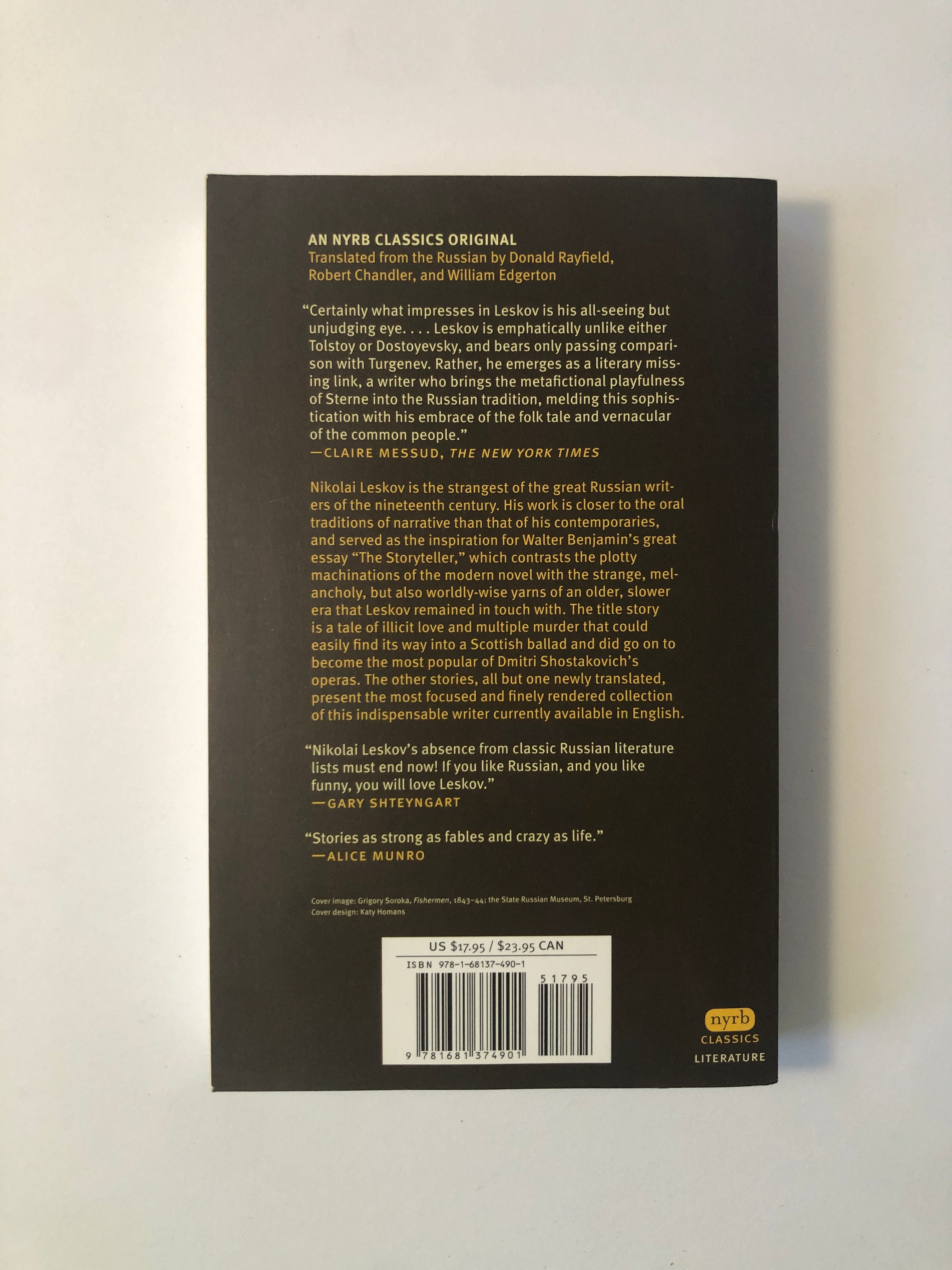 Lady Macbeth of Mtsensk: Selected Stories of Nikolai Leskov - NYRB Classics