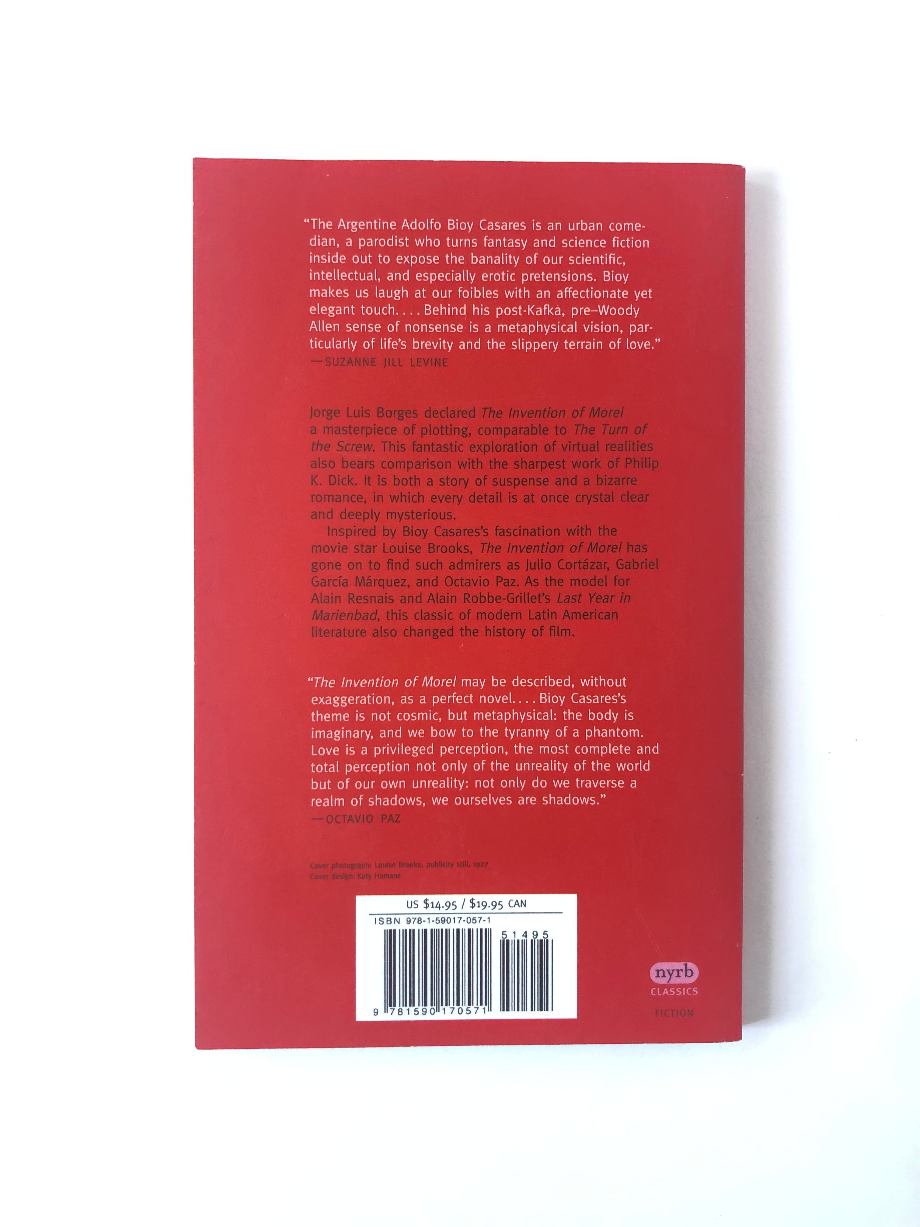 The Invention of Morel by Aldofo Bioy Casares - NYRB Classics
