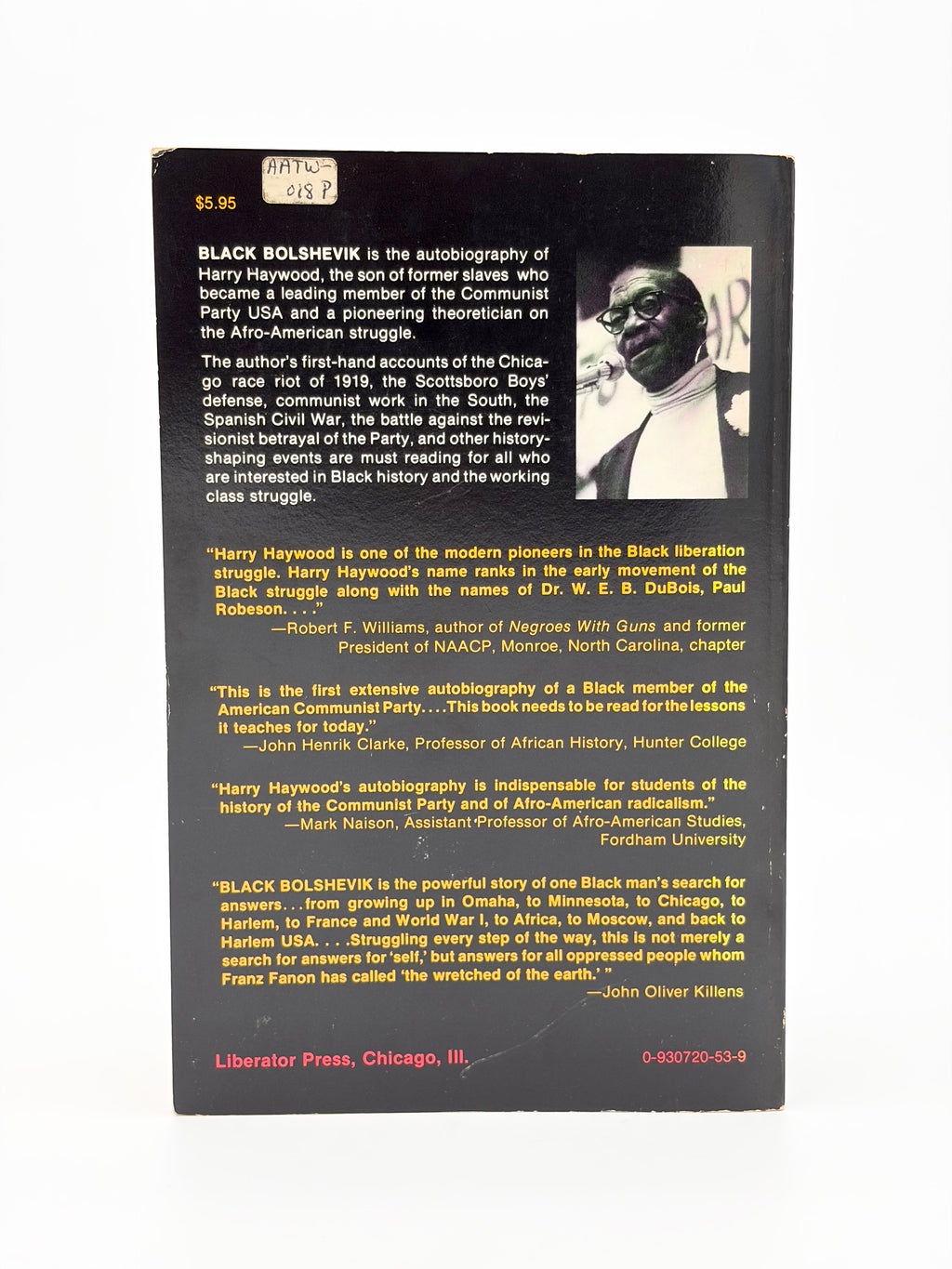 Black Bolshevik - Autobiography of an Afro-American Communist by Harry Haywood