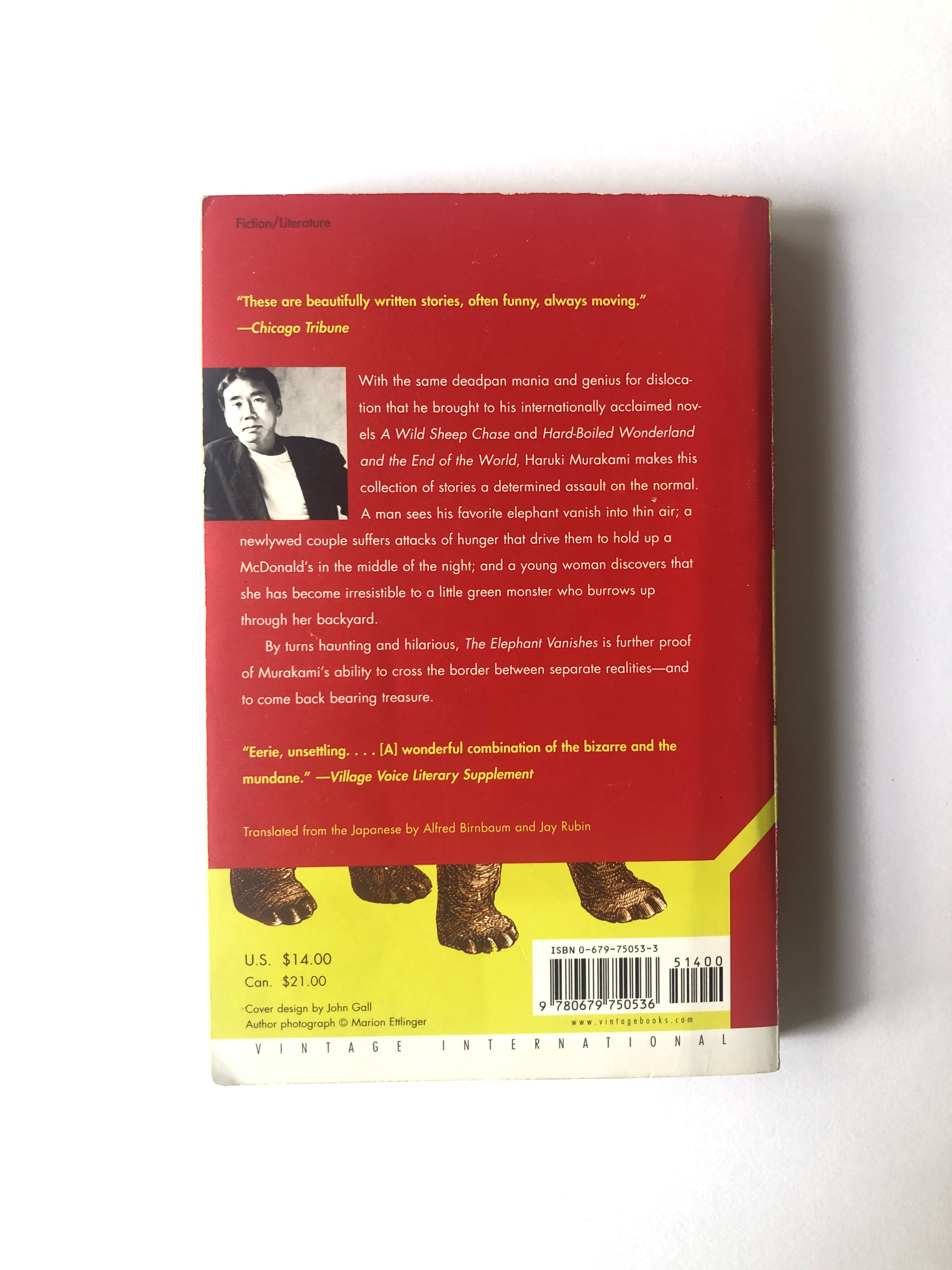 The Elephant Vanishes by Haruki Murakami