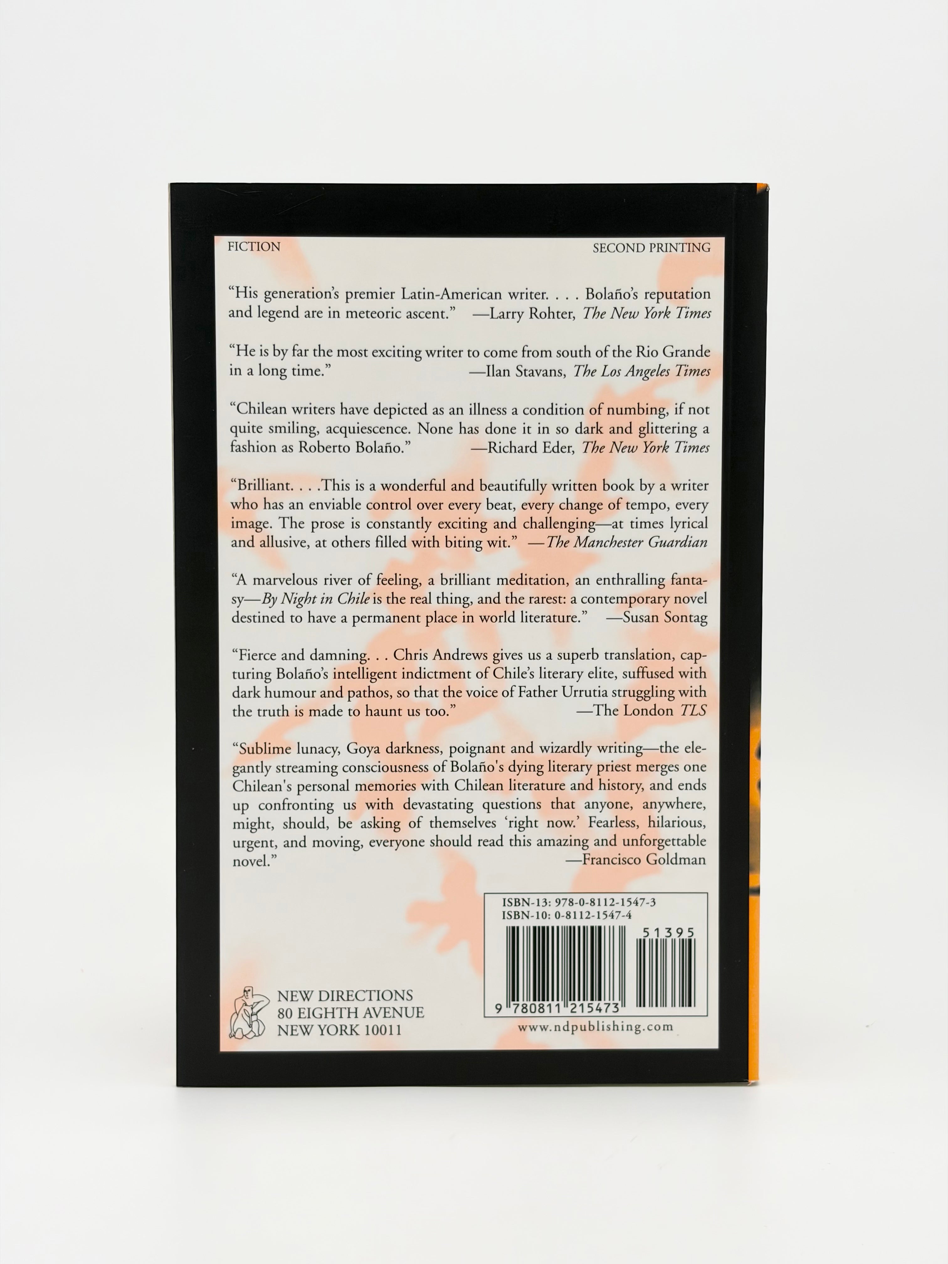 By Night in Chile by Roberto Bolaño