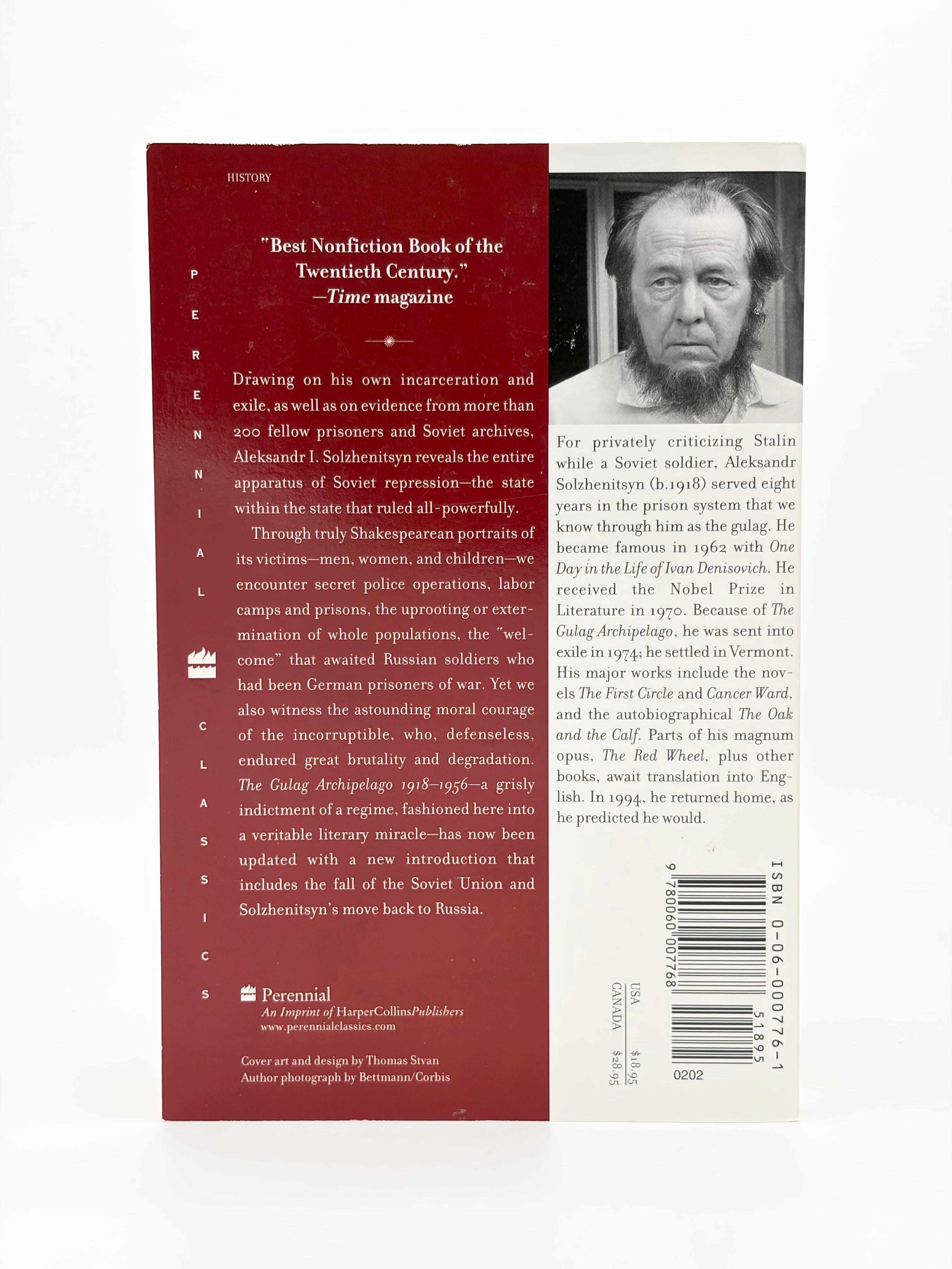 The Gulag Archipelago 1918-1956 by Aleksandr I. Solzhenitsyn