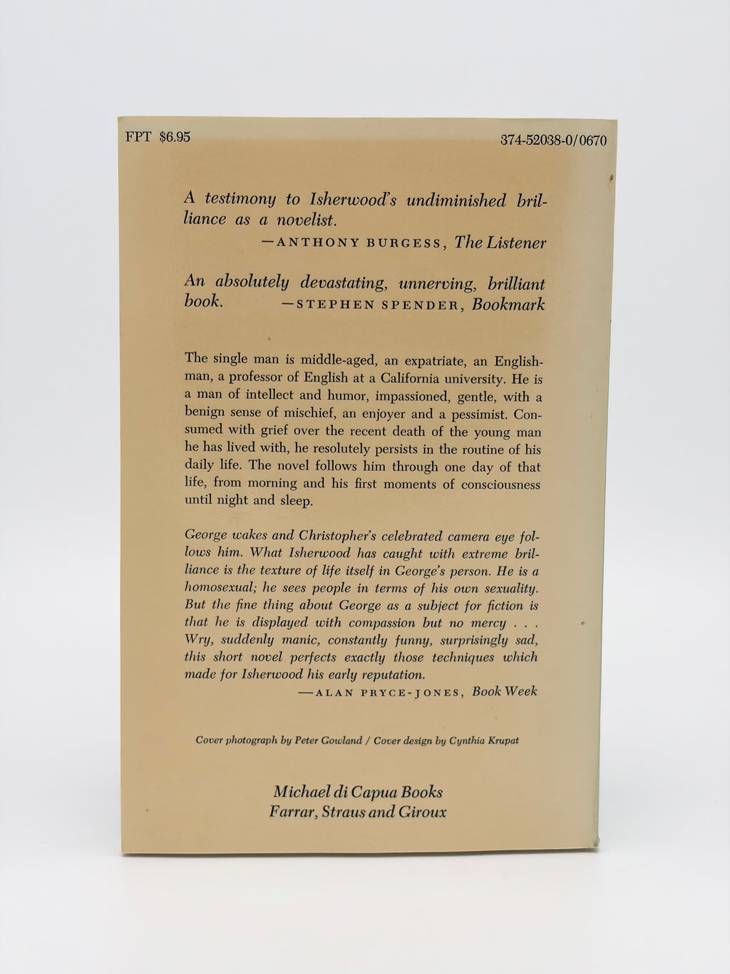 A Single Man by Christopher Isherwood