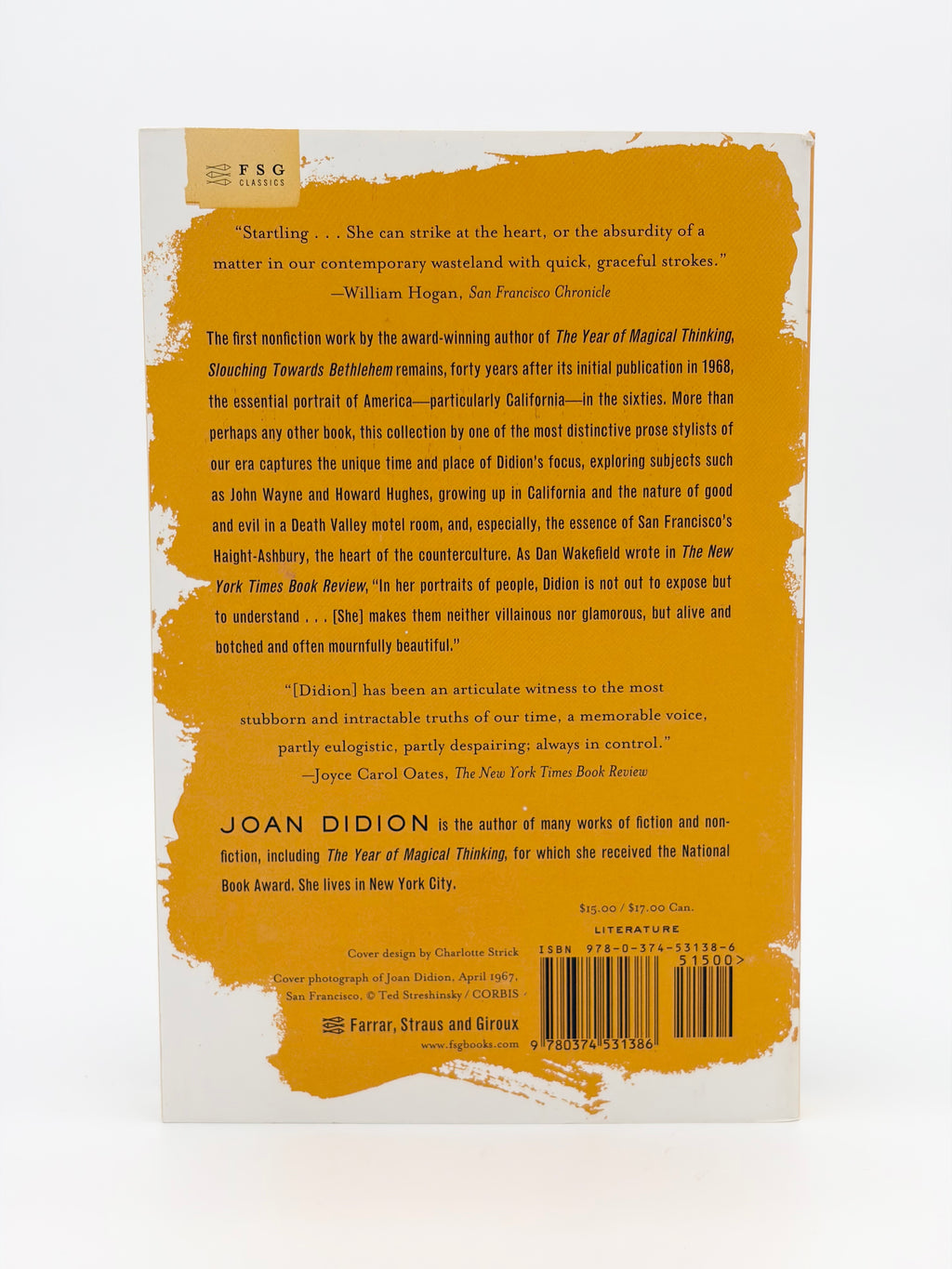 Slouching Towards Bethlehem - Essays by Joan Didion