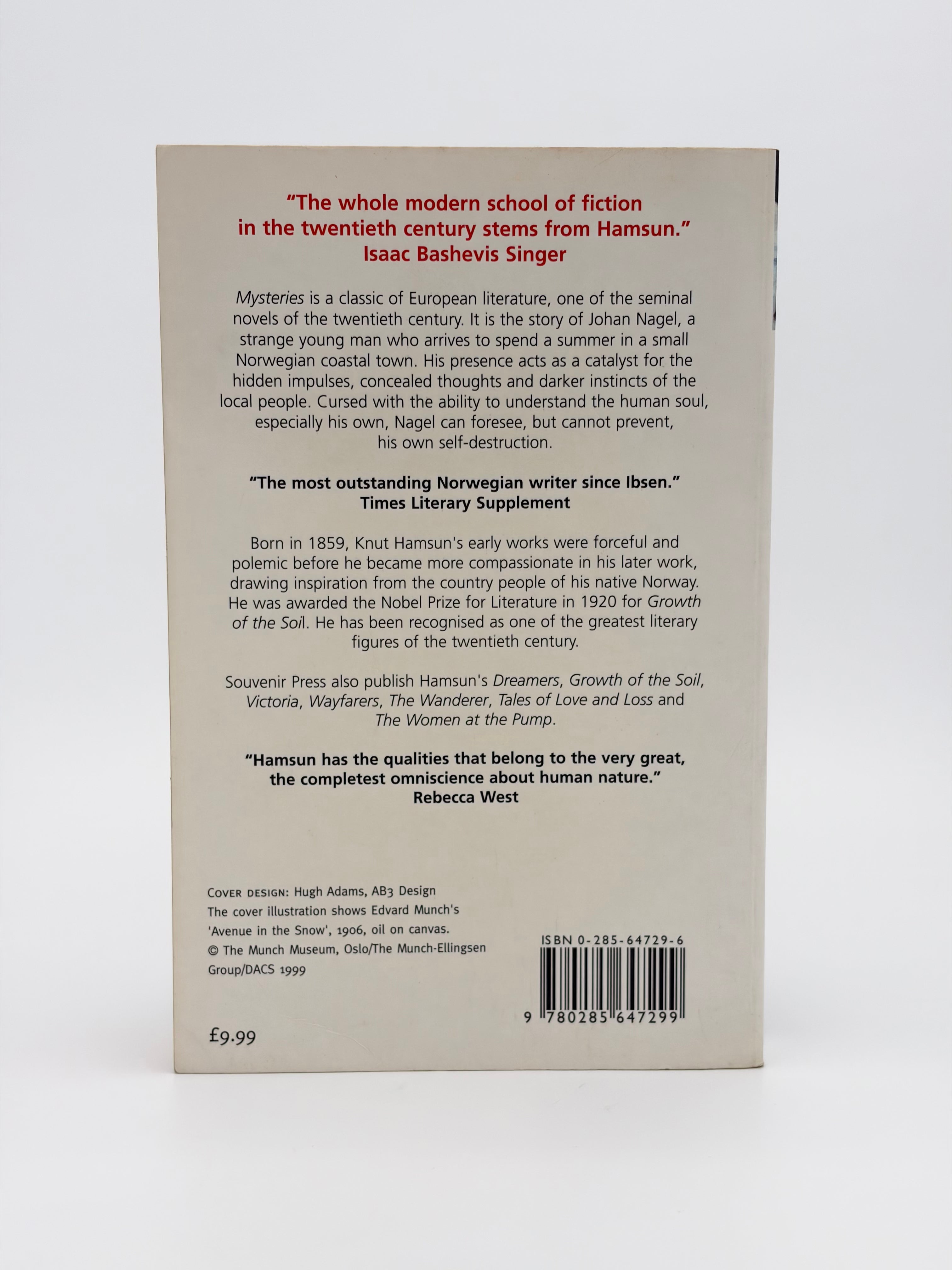 Mysteries by Knut Hamsun