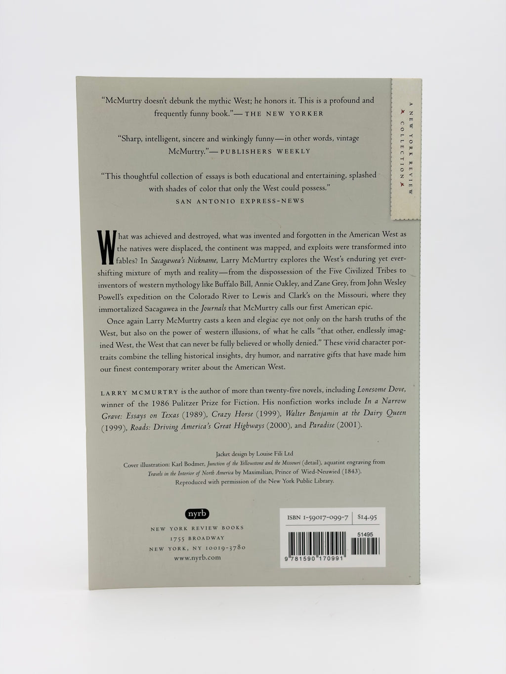 Sacagawea's Nickname - Essays on the American West by Larry McMurtry