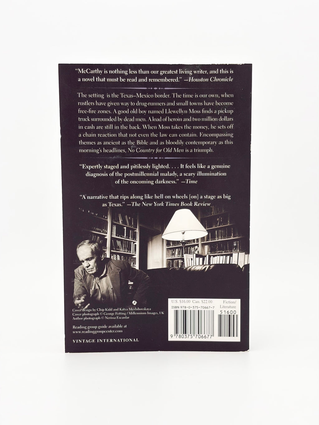 No Country for Old Men by Cormac McCarthy