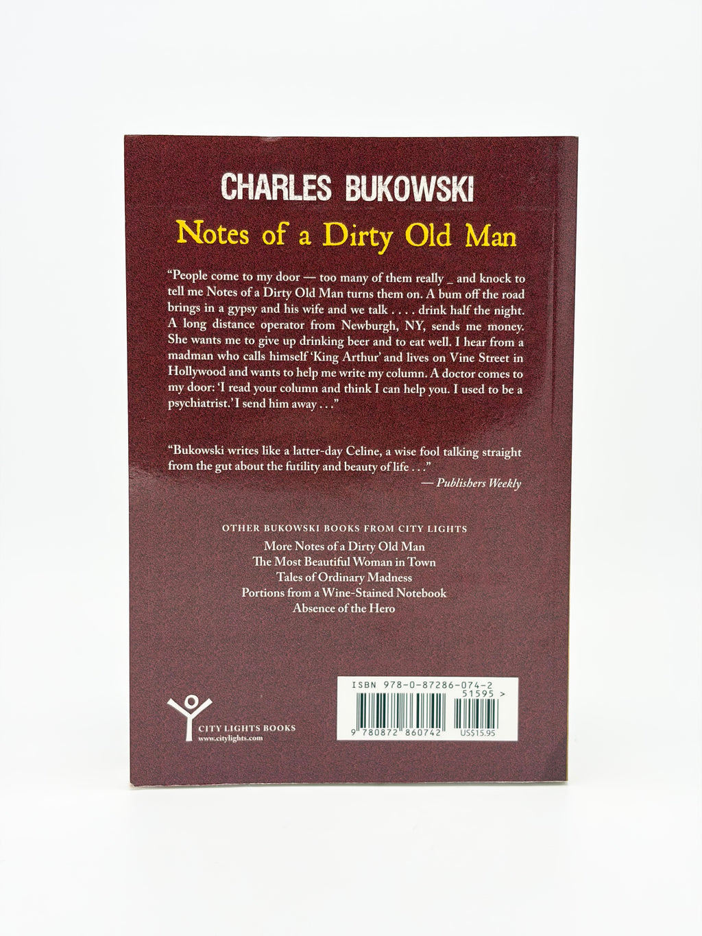 Notes of a Dirty Old Man by Charles Bukowski