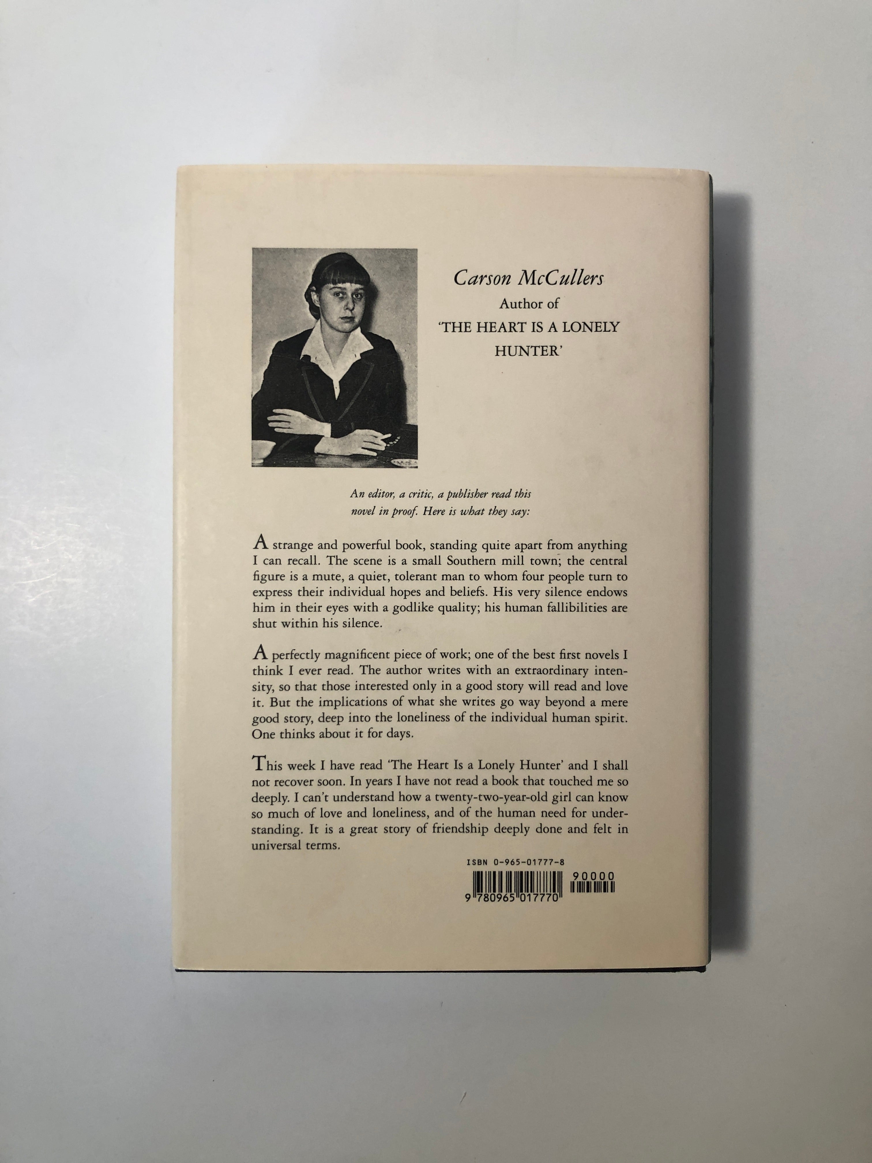The Heart is a Lonely Hunter by Carson McCullers
