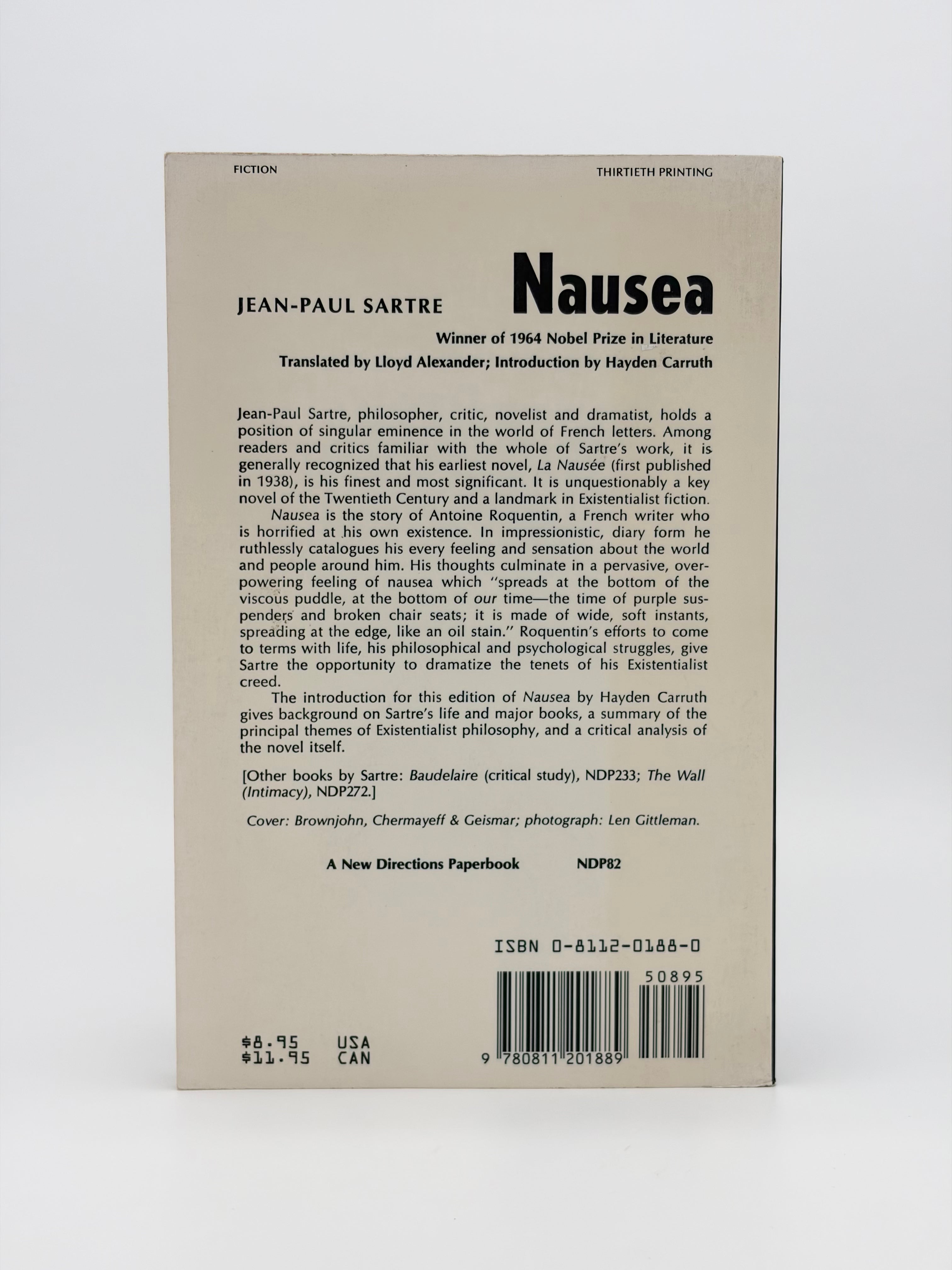 Nausea by Jean-Paul Sartre